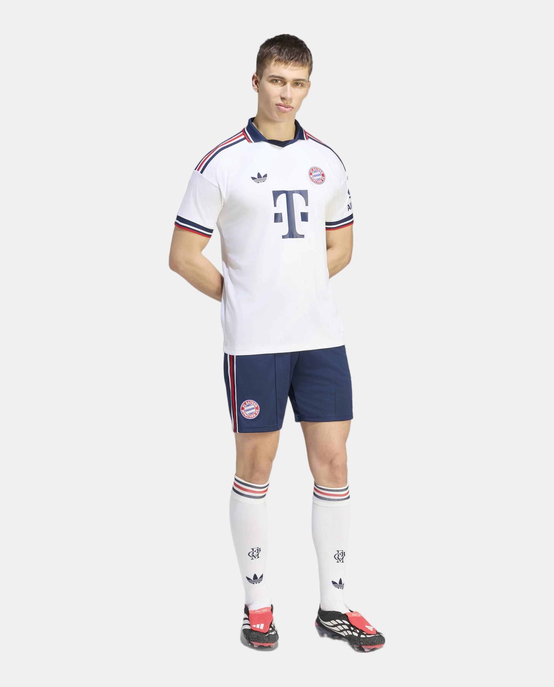 T-Shirt de Homem 2º Equipamento Bayern Munich 2026-2027 Adidas Branco-4