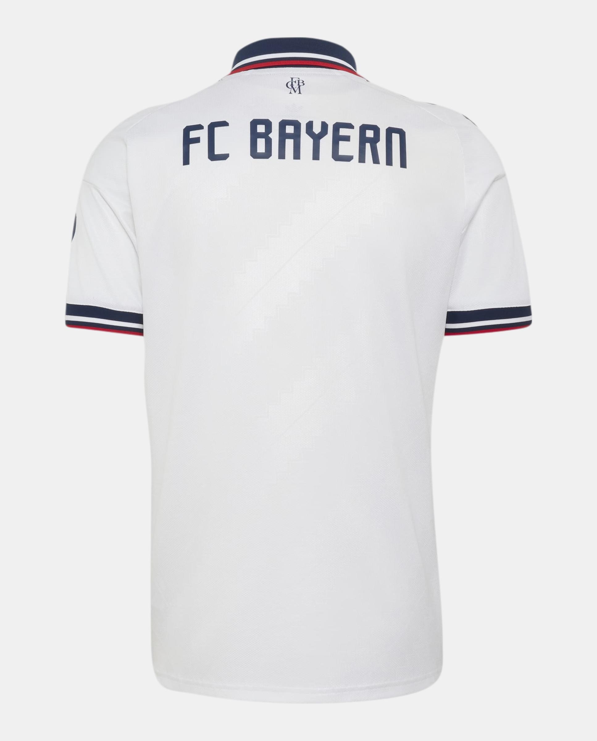 T-Shirt de Homem 2º Equipamento Bayern Munich 2026-2027 Adidas Branco-7