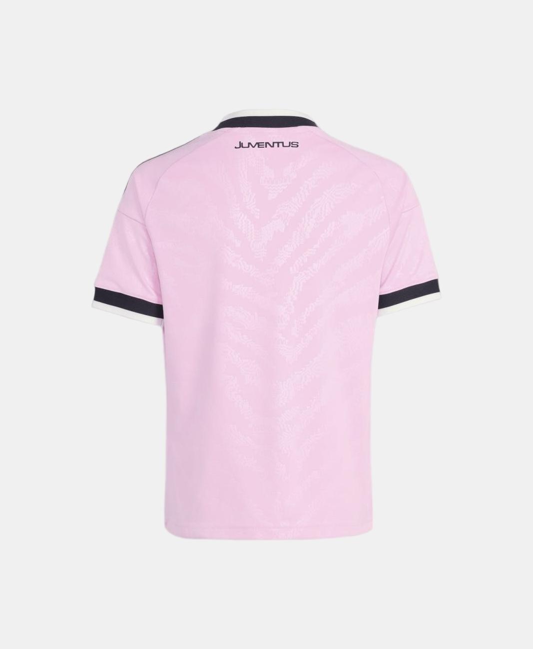 T-Shirt de Criança 2º Equipamento Juventus Fc 2026-2027 Adidas Rosa-7