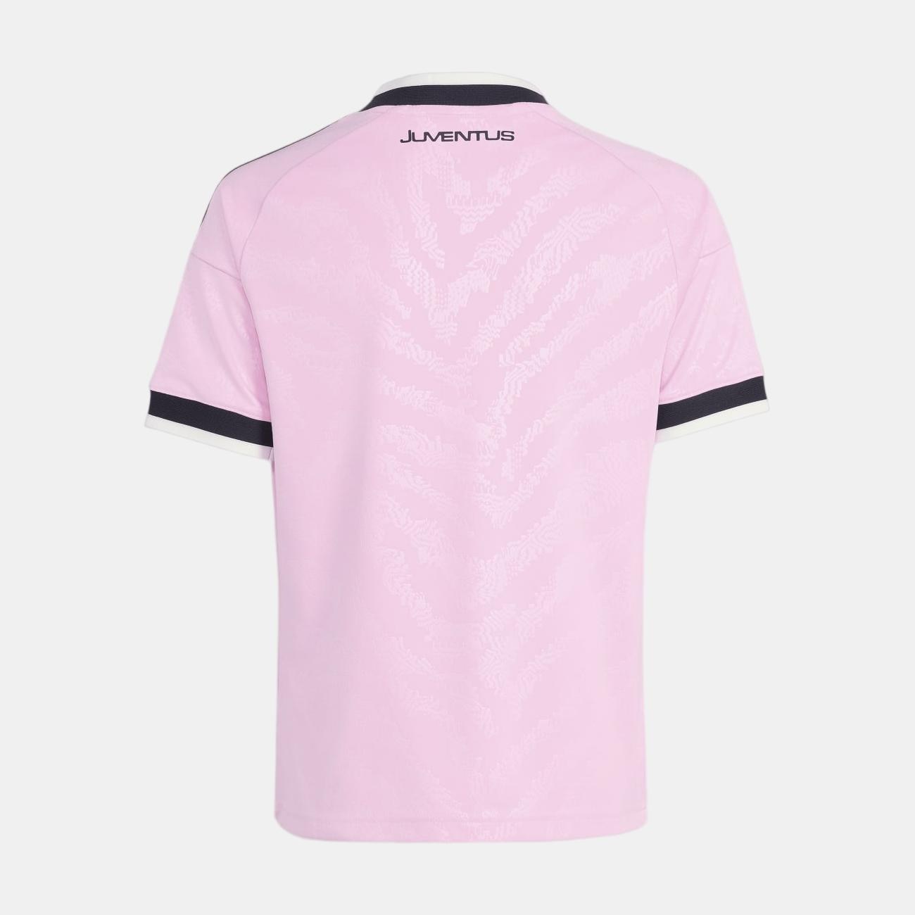 T-Shirt de Criança 2º Equipamento Juventus Fc 2026-2027 Adidas Rosa-8