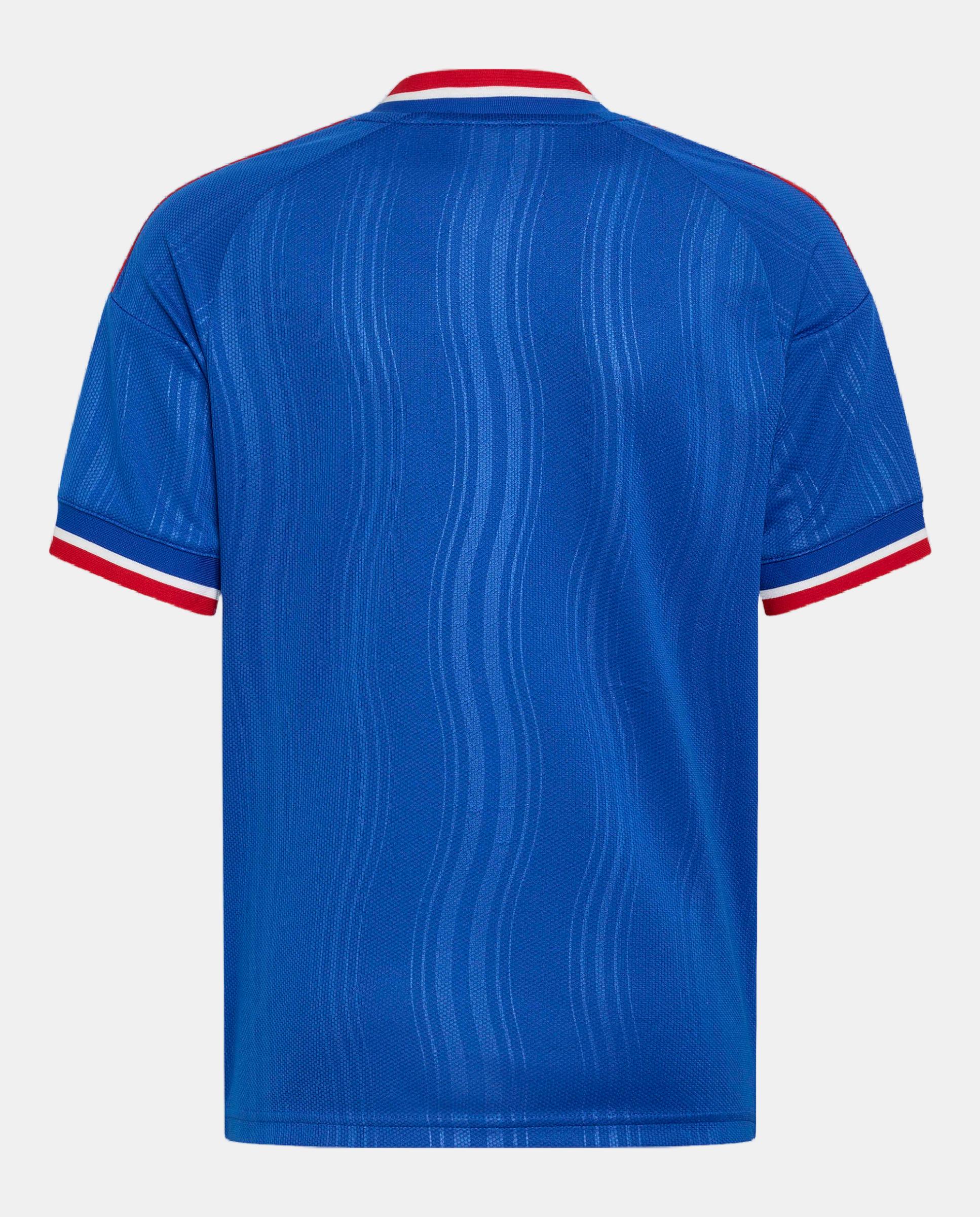 T-Shirt de Criança 2º Equipamento Manchester United Fc 2026-2027 Adidas Azul-4