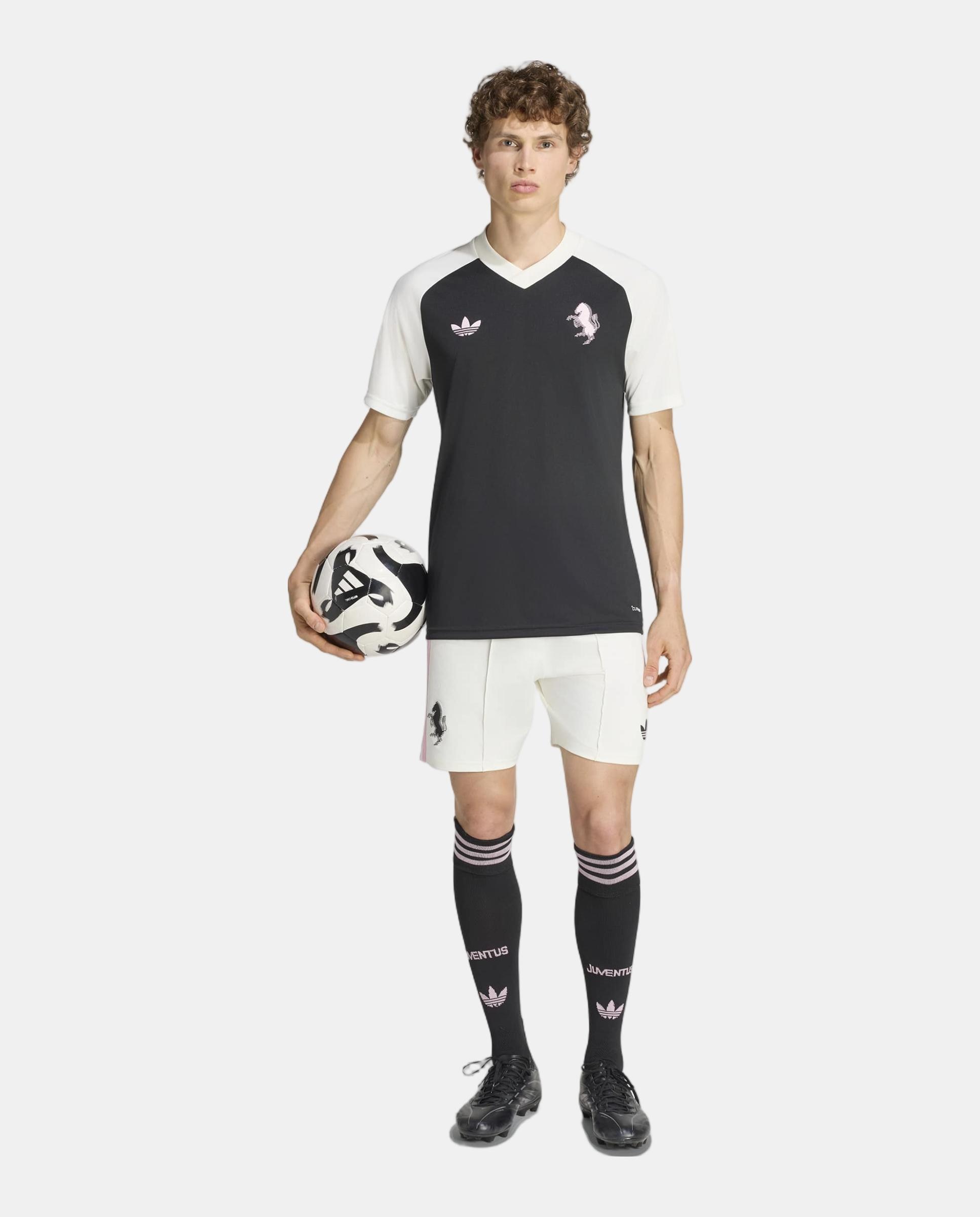 T-Shirt de Homem Prematch Juventus Fc 2026-2027 Adidas Preto-5