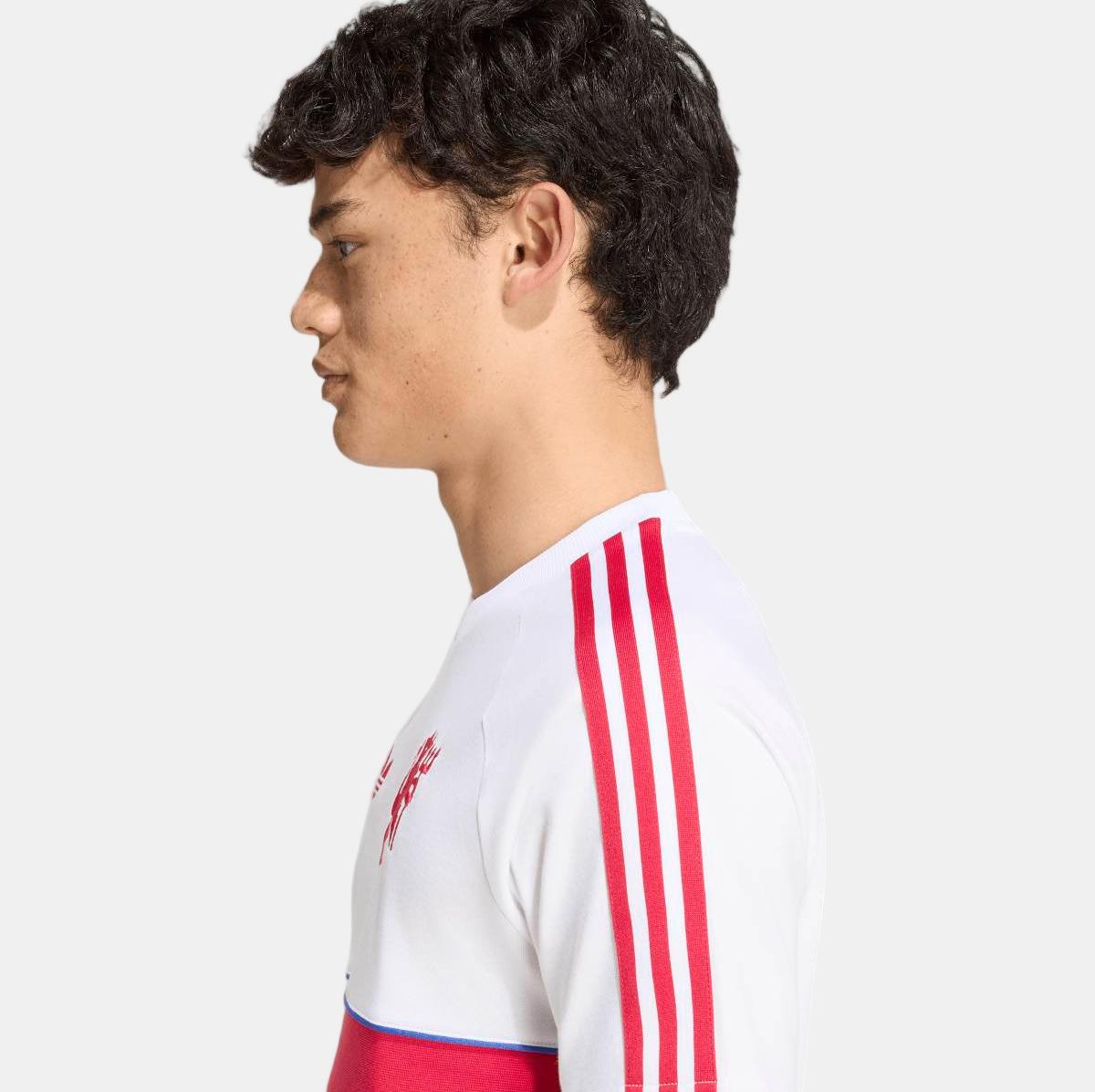 T-Shirt de Homem Originals Manchester United Fc 2026-2027 Adidas Branco-4