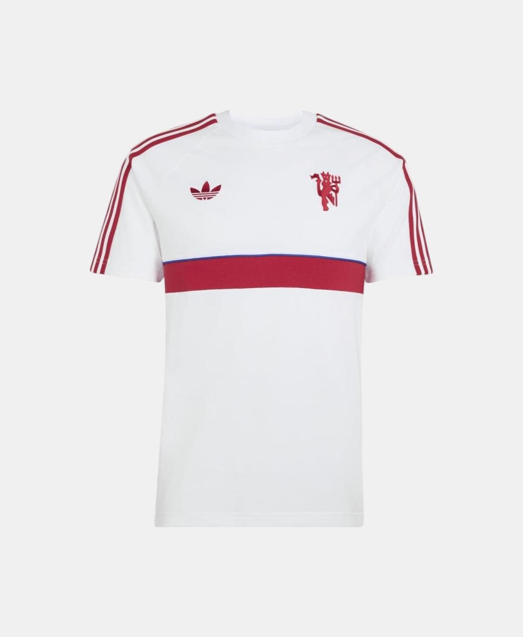 T-Shirt de Homem Originals Manchester United Fc 2026-2027 Adidas Branco-6