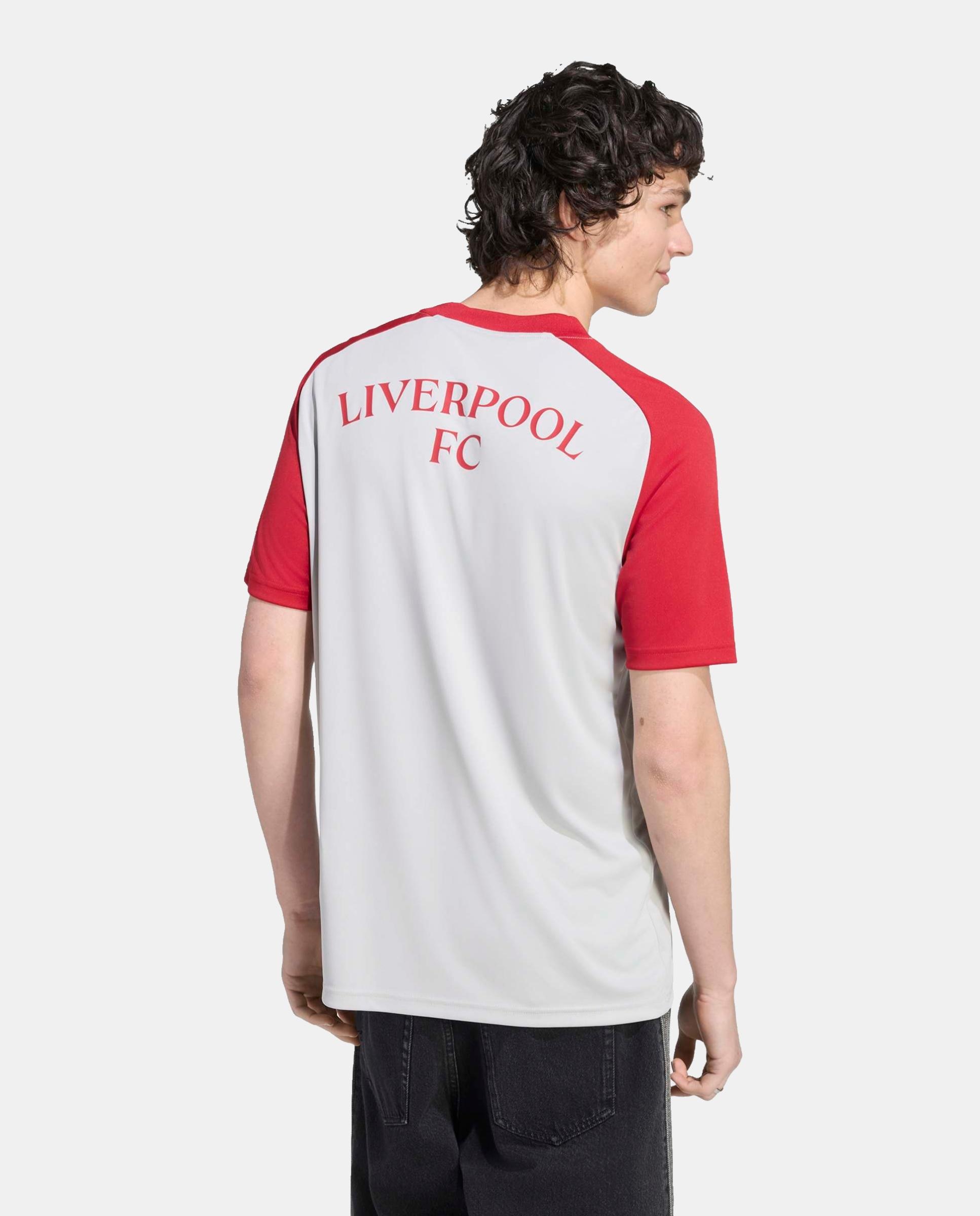 T-Shirt de Homem Prematch Liverpool Fc 2026-2027 Adidas Cinzento-2