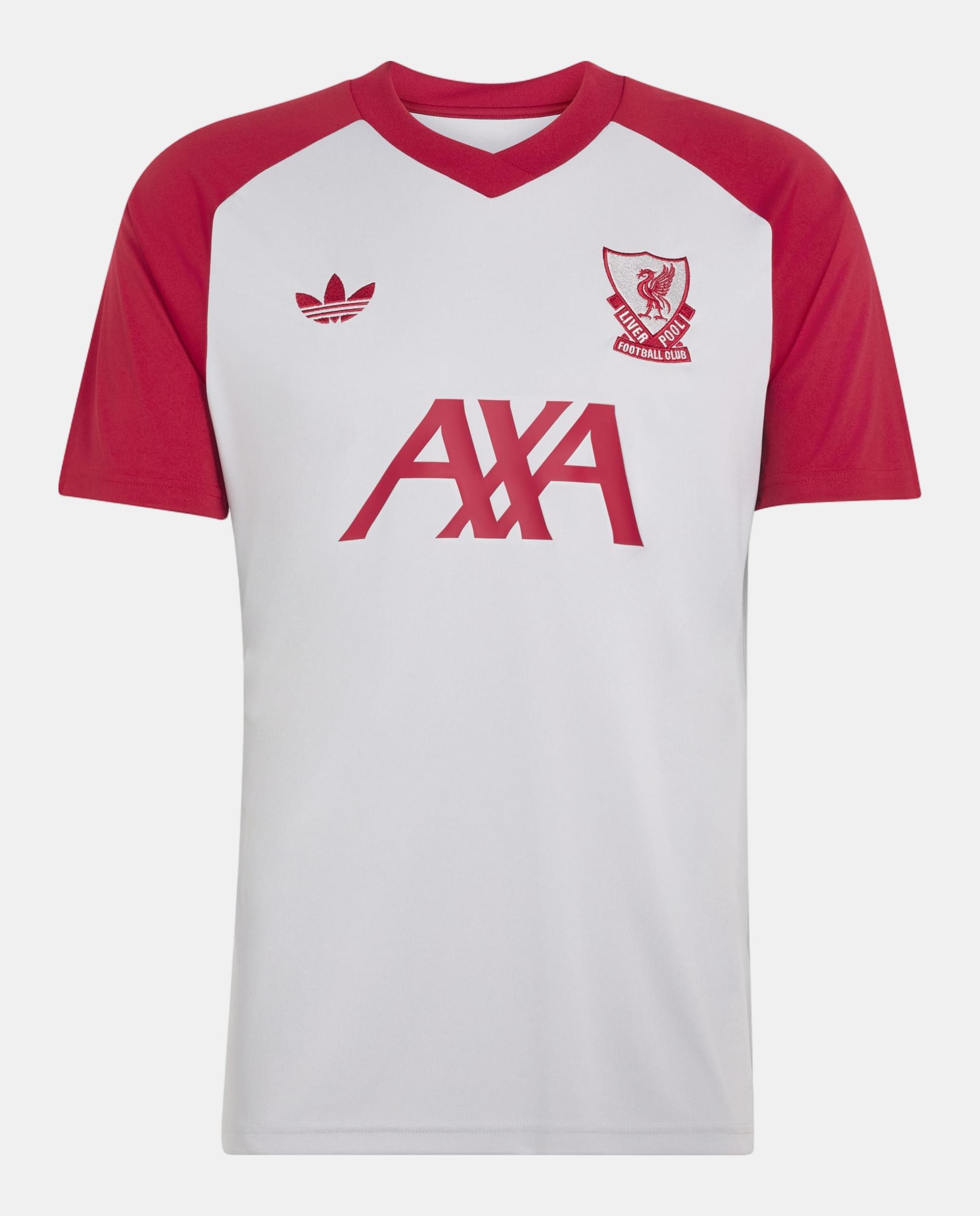 T-Shirt de Homem Prematch Liverpool Fc 2026-2027 Adidas Cinzento-3