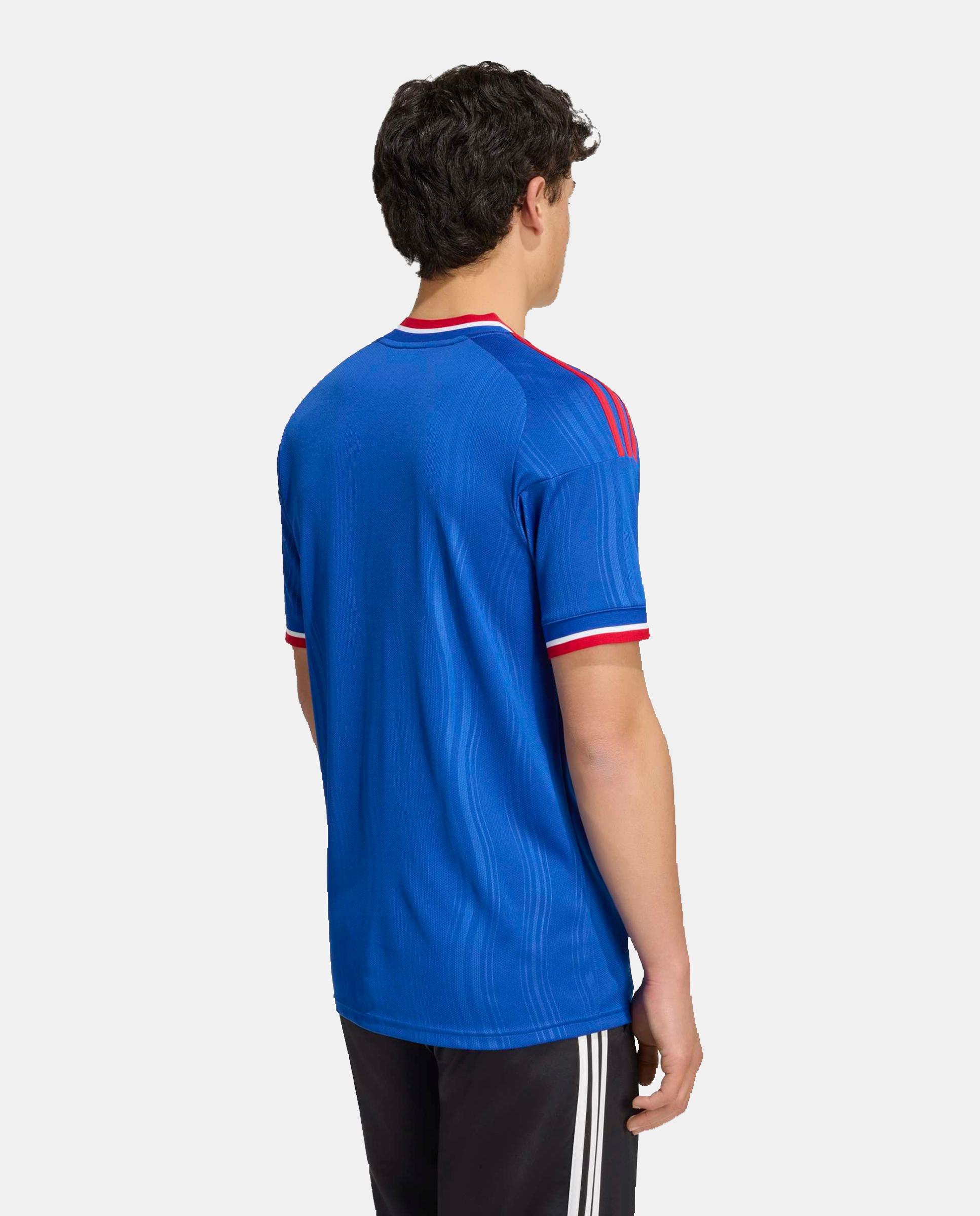 T-Shirt de Homem 2º Equipamento Manchester United Fc 2026-2027 Adidas Azul-2
