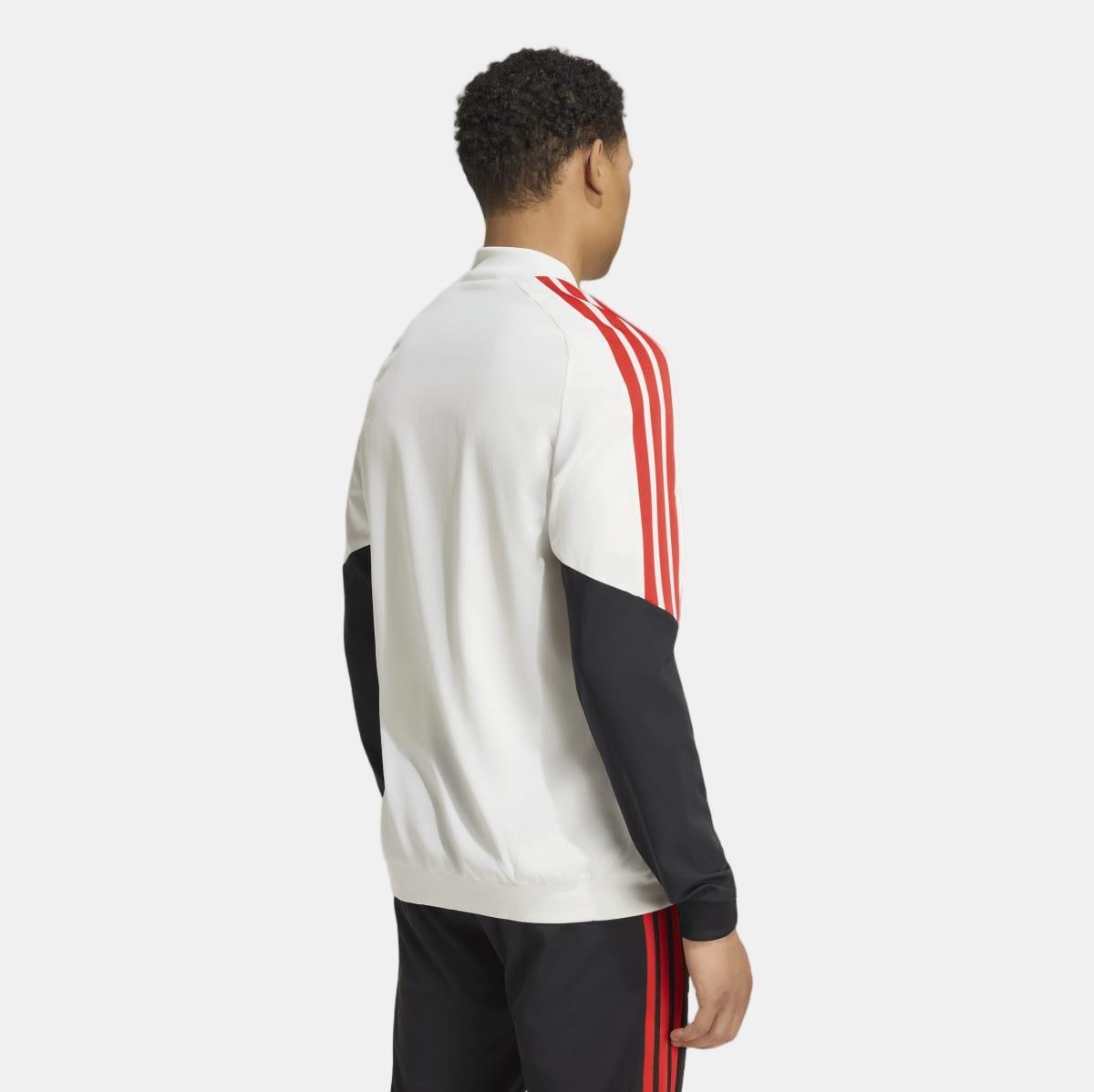 Casaco de Homem Prematch Sl Benfica 2026-2027 Adidas Vermelho-2