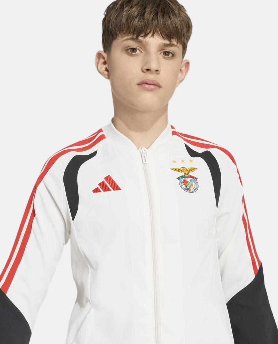 Casaco de Criança Prematch Sl Benfica 2026-2027 Adidas Vermelho-5
