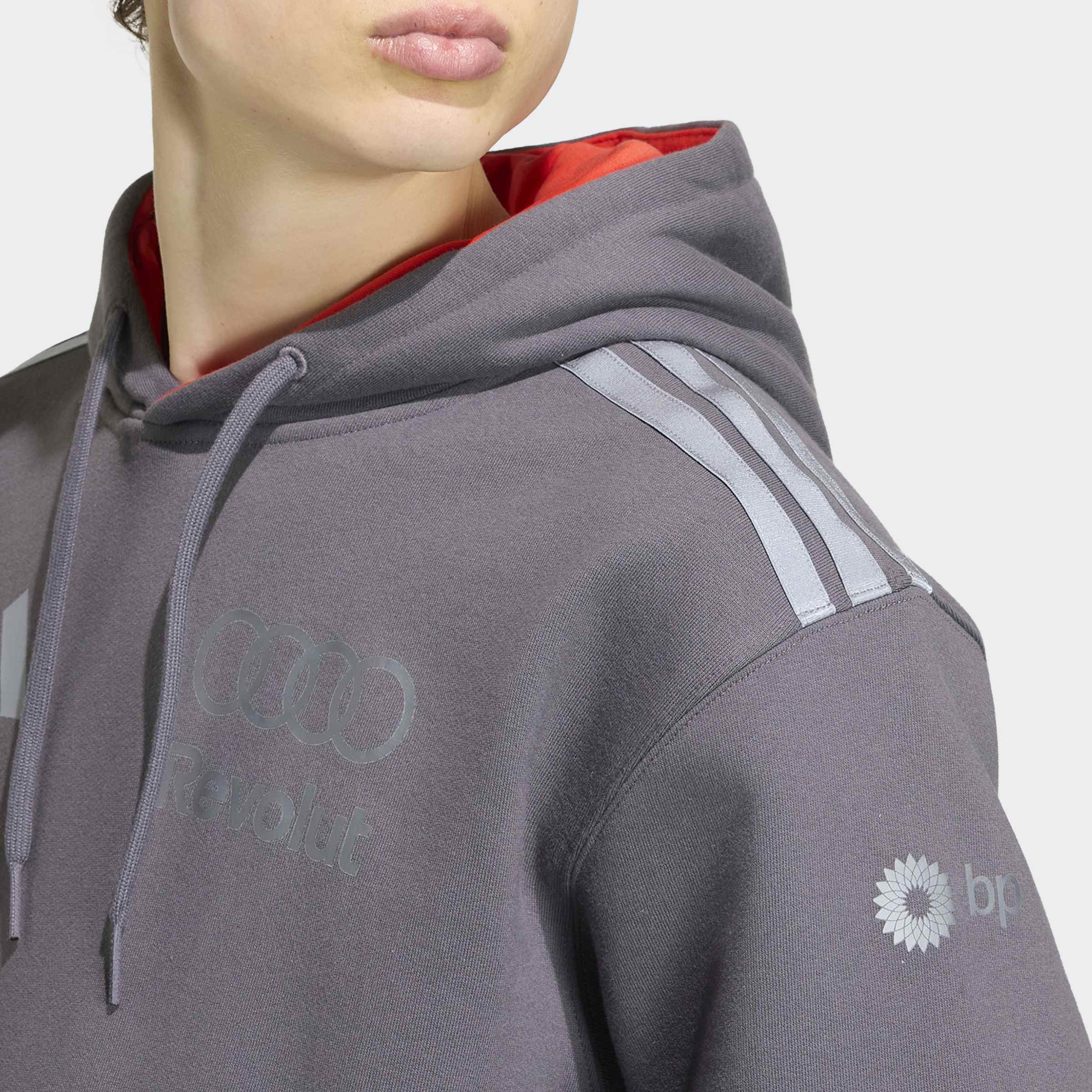 Sweatshirt de Homem Audi F1 2026 Cinzento-4