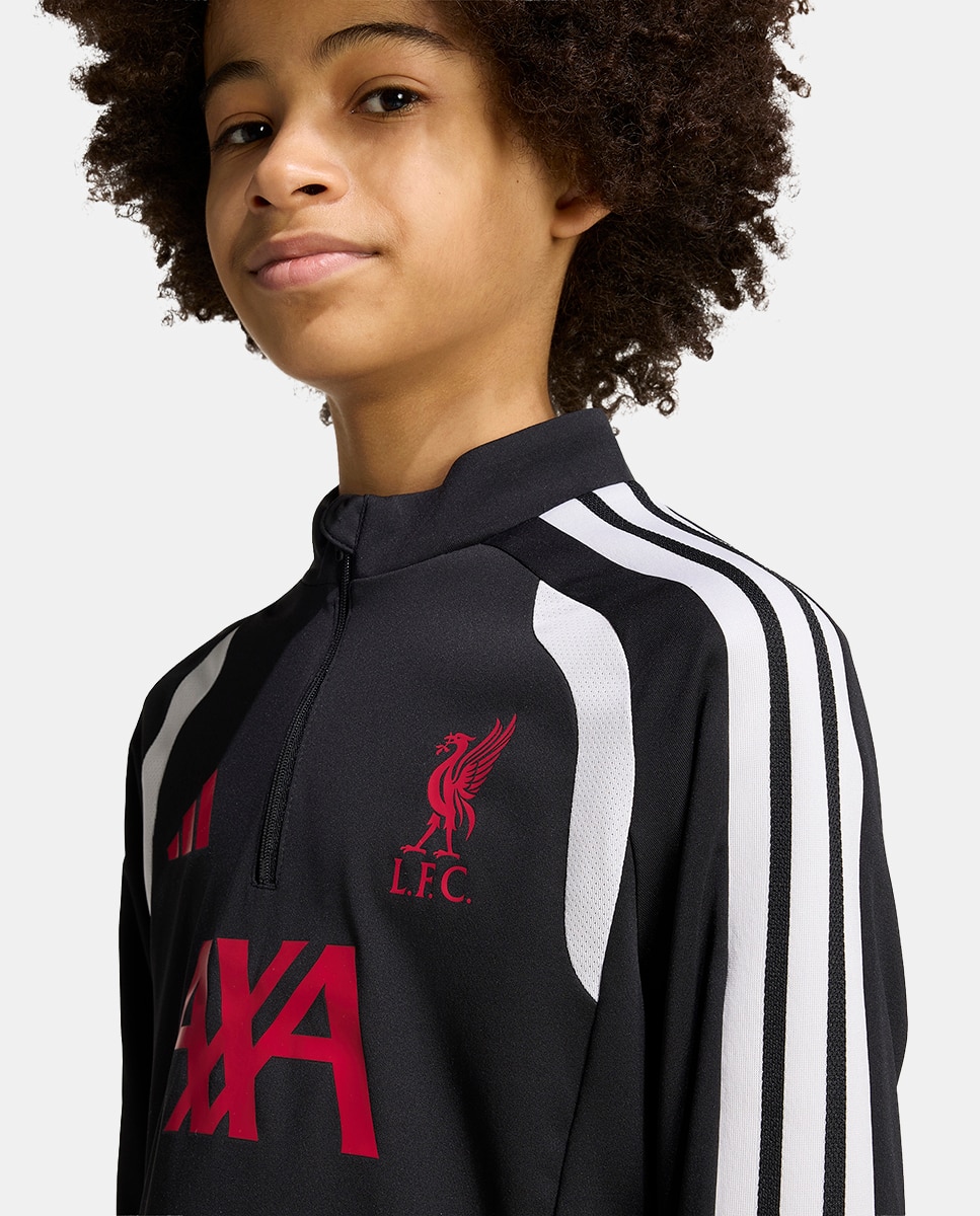 Sweatshirt de Criança Training Liverpool Fc 2026-2027 Adidas Preto-6