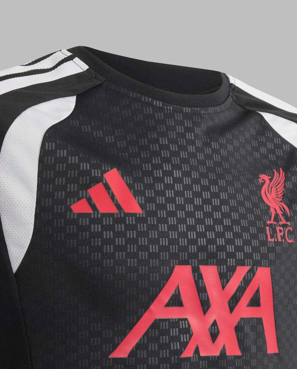 T-Shirt de Criança Training Liverpool Fc 2026-2027 Adidas Preto-3