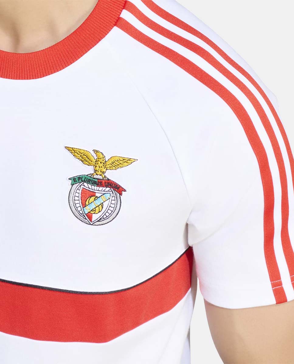 T-Shirt de Homem Originals Sl Benfica 2026-2027 Adidas Branco-6
