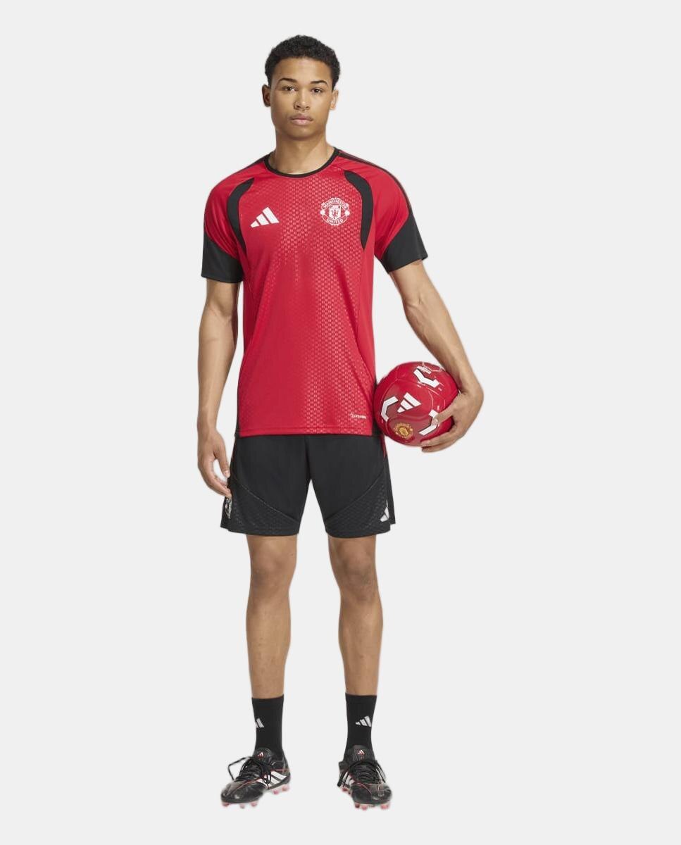 Camiseta de hombre Training Manchester United FC 2026-2027 adidas - Rojo Rojo-3