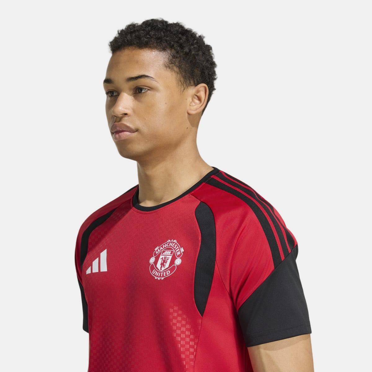 Camiseta de hombre Training Manchester United FC 2026-2027 adidas - Rojo Rojo-4