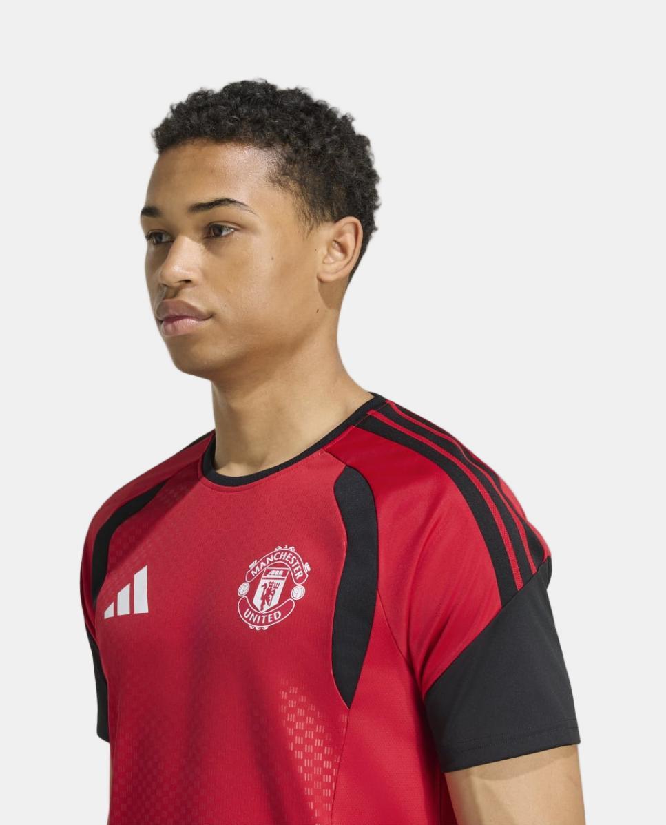 Camiseta de hombre Training Manchester United FC 2026-2027 adidas - Rojo Rojo-5