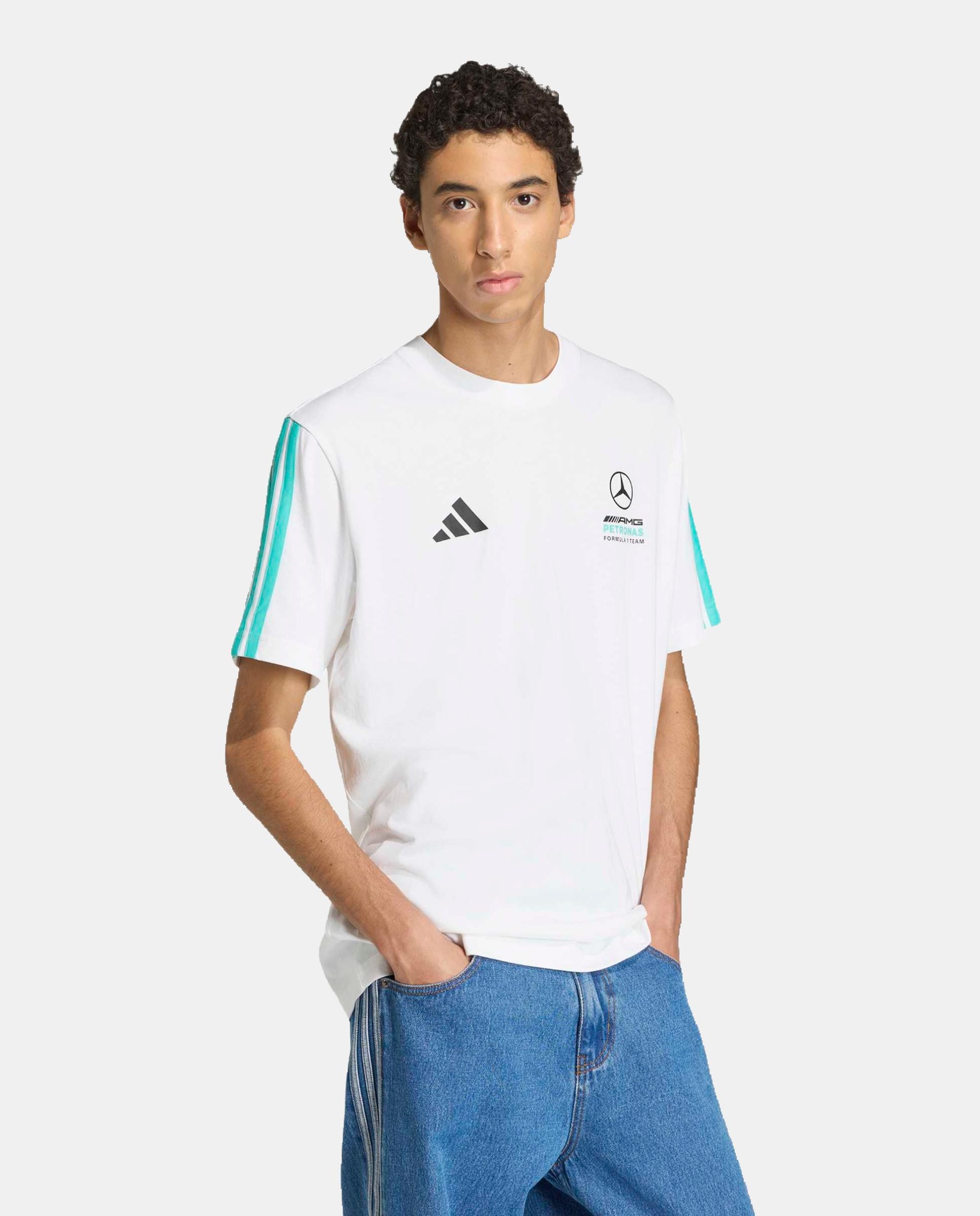 T-shirt de Homem Mercedes F1 2026 Branco-5