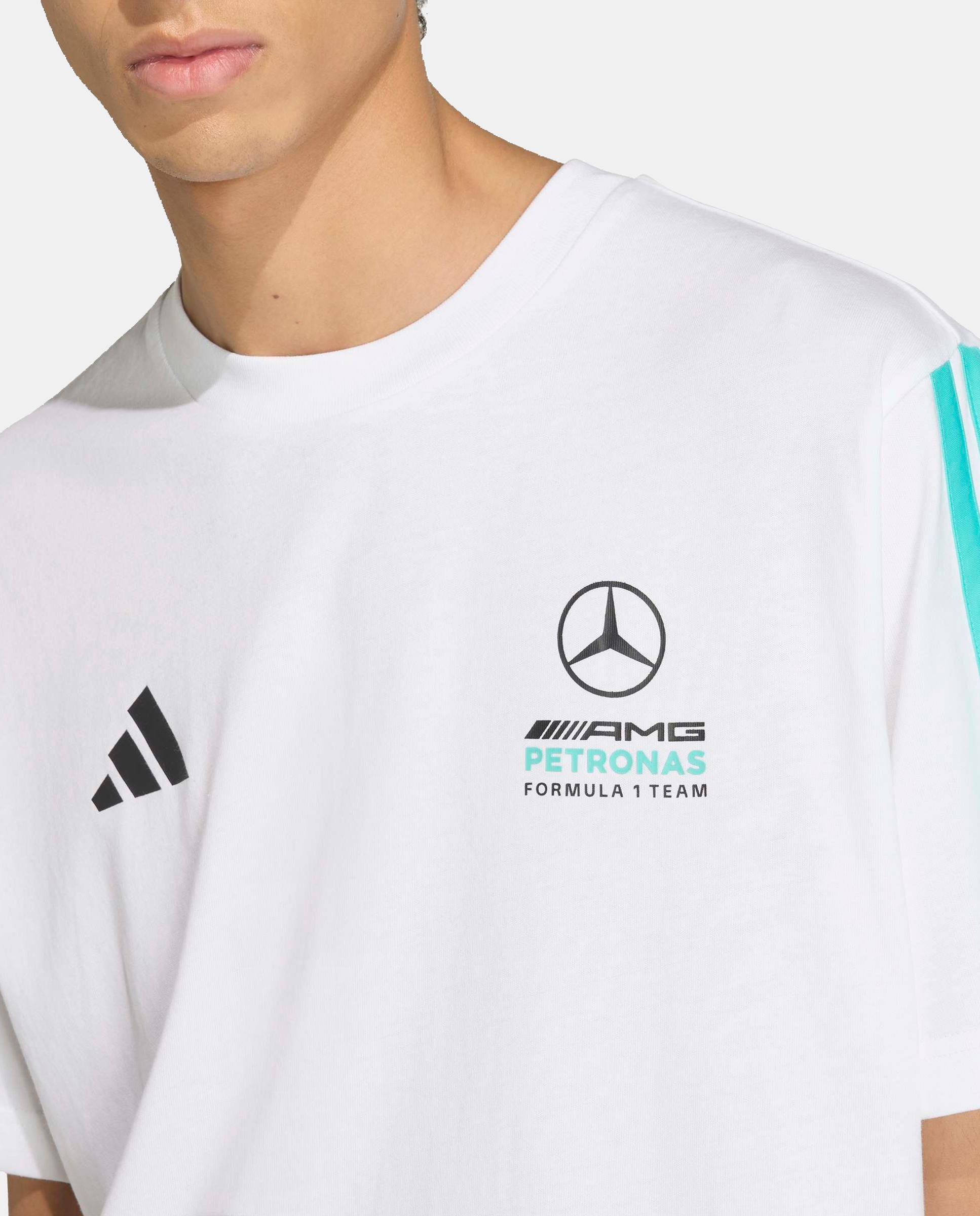 T-shirt de Homem Mercedes F1 2026 Branco-6