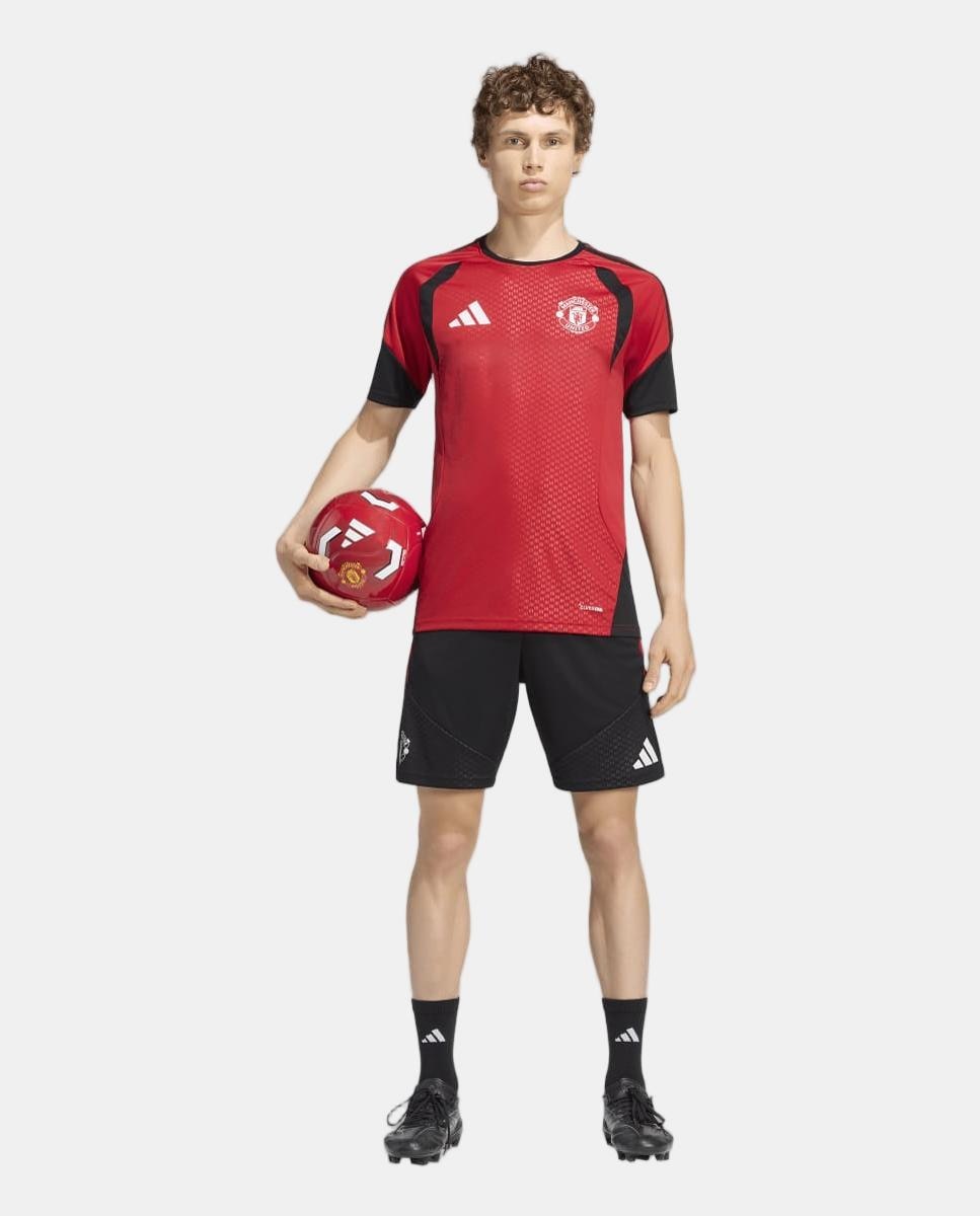 Pantalón corto de hombre Training Manchester United FC 2026-2027 adidas - Negro Negro-3