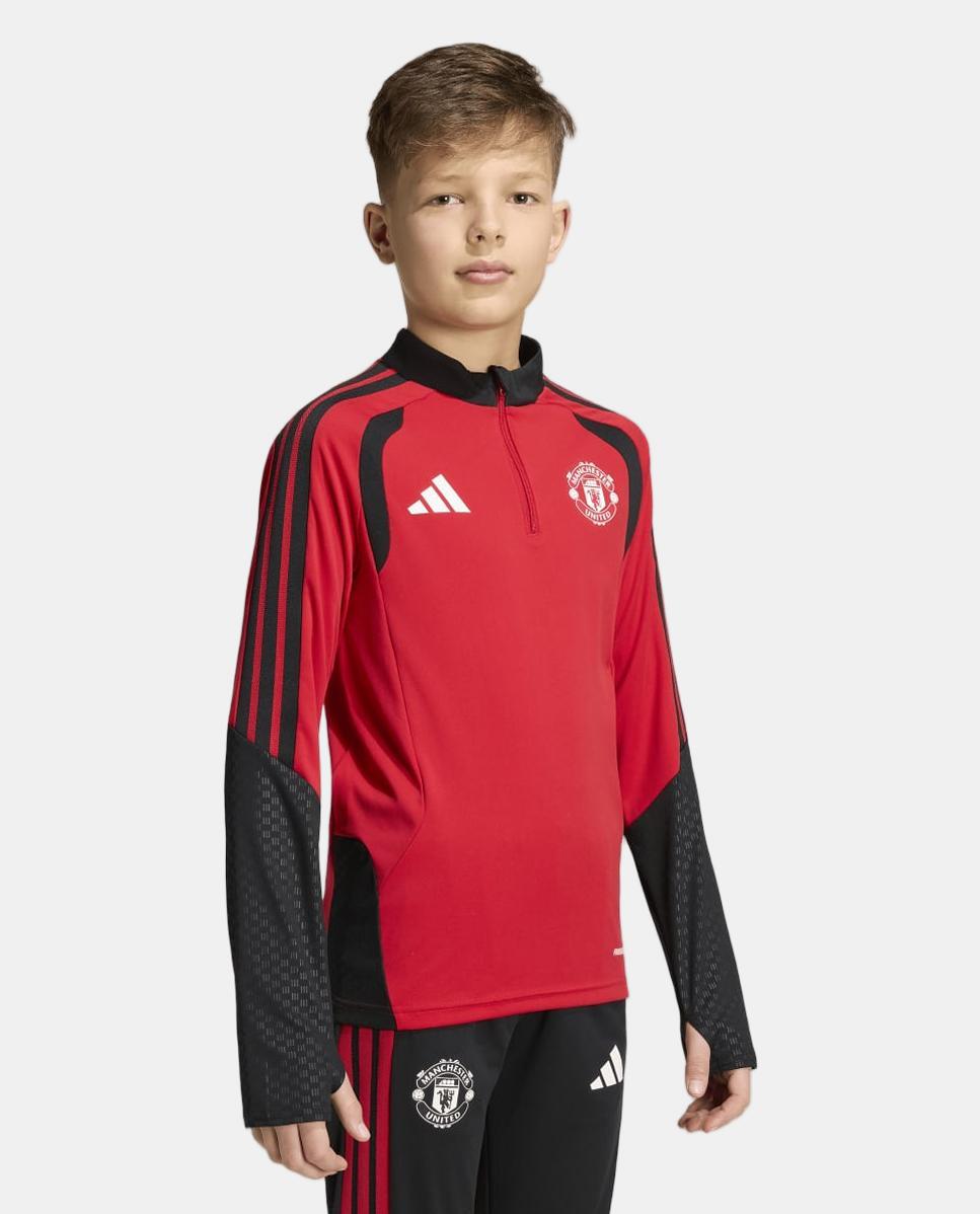 Sweatshirt de Criança Training Manchester United Fc 2026-2027 Adidas Vermelho-3