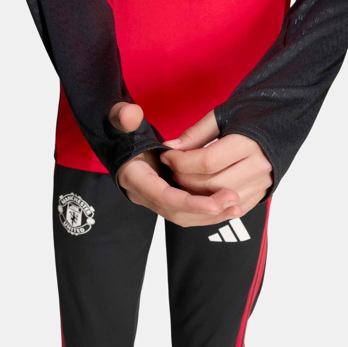Sweatshirt de Criança Training Manchester United Fc 2026-2027 Adidas Vermelho-4