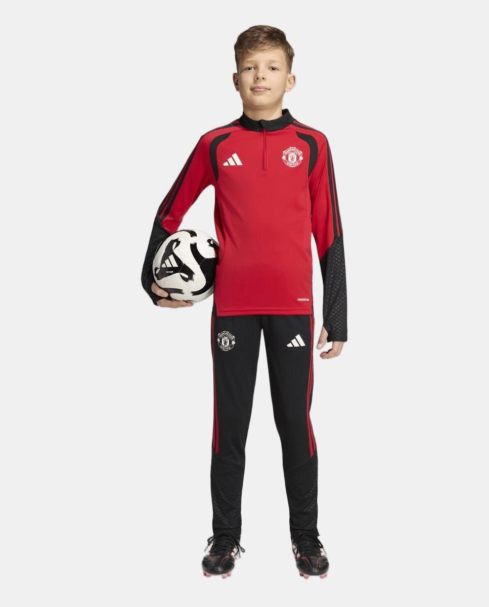 Sweatshirt de Criança Training Manchester United Fc 2026-2027 Adidas Vermelho-5