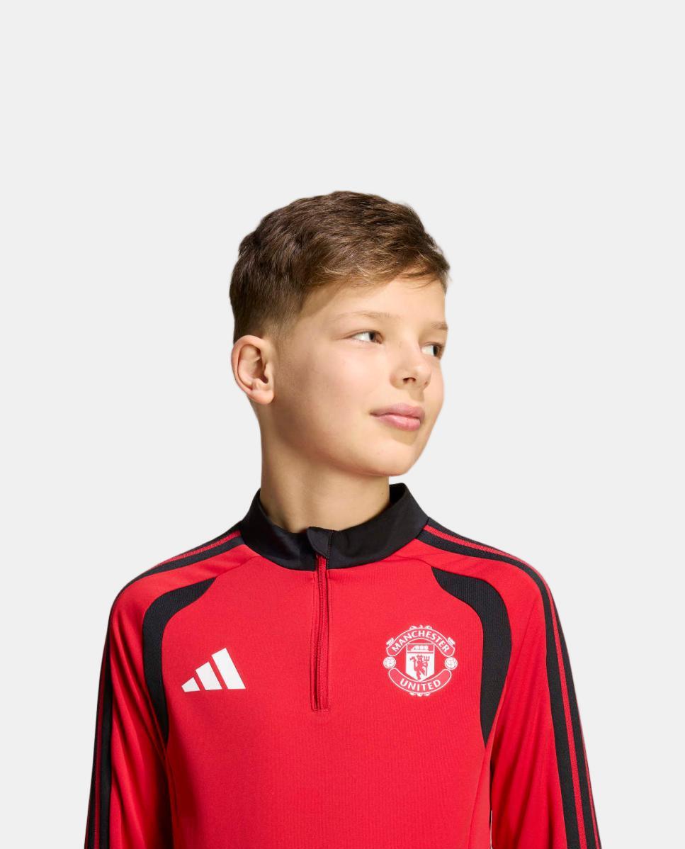 Sweatshirt de Criança Training Manchester United Fc 2026-2027 Adidas Vermelho-6