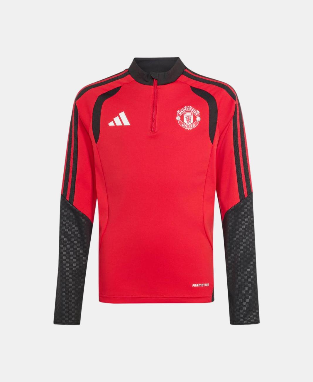 Sweatshirt de Criança Training Manchester United Fc 2026-2027 Adidas Vermelho-8