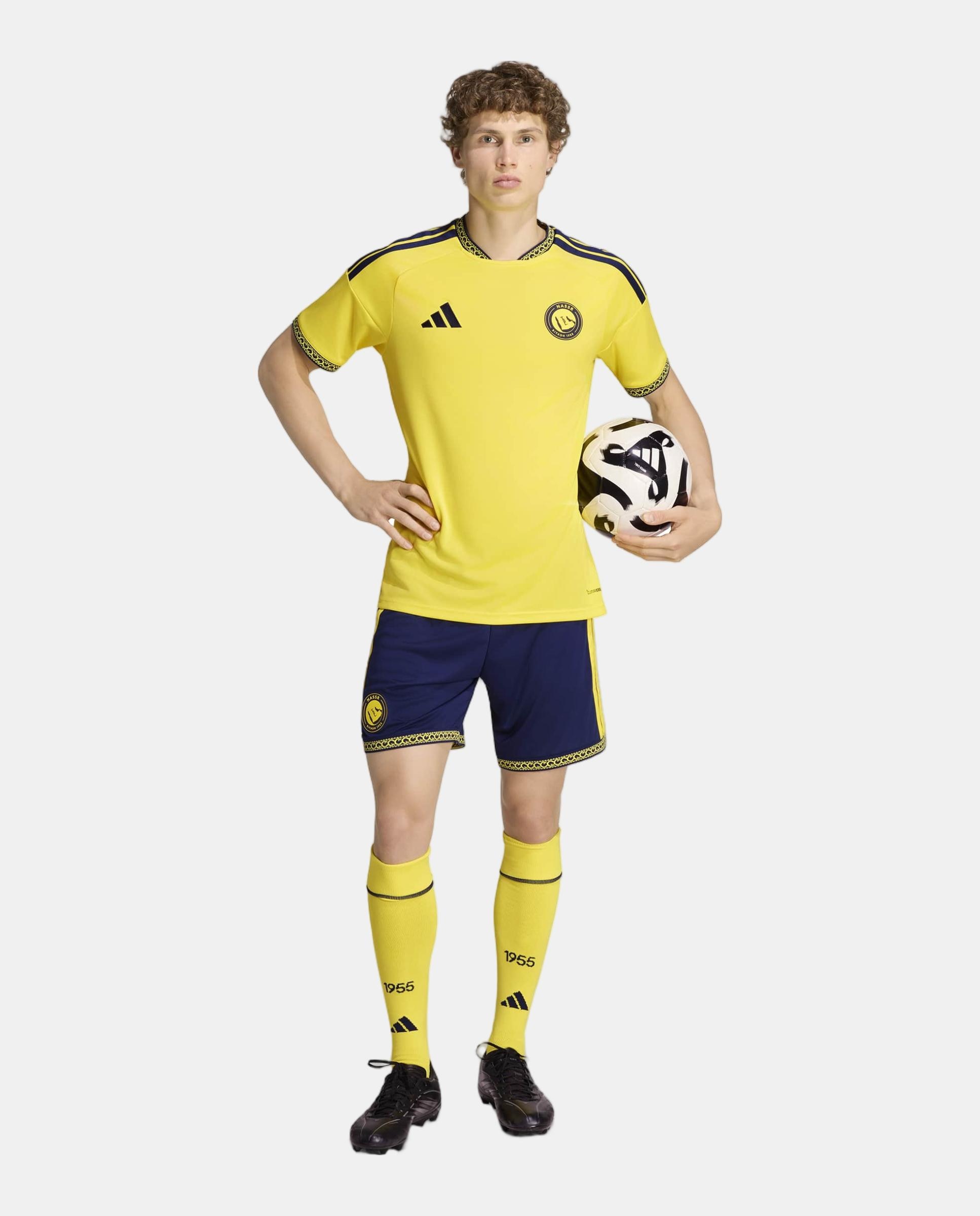 T-shirt de Homem 1.º Equipamento Al Nassr 2026-2027 Amarelo / Azul-3