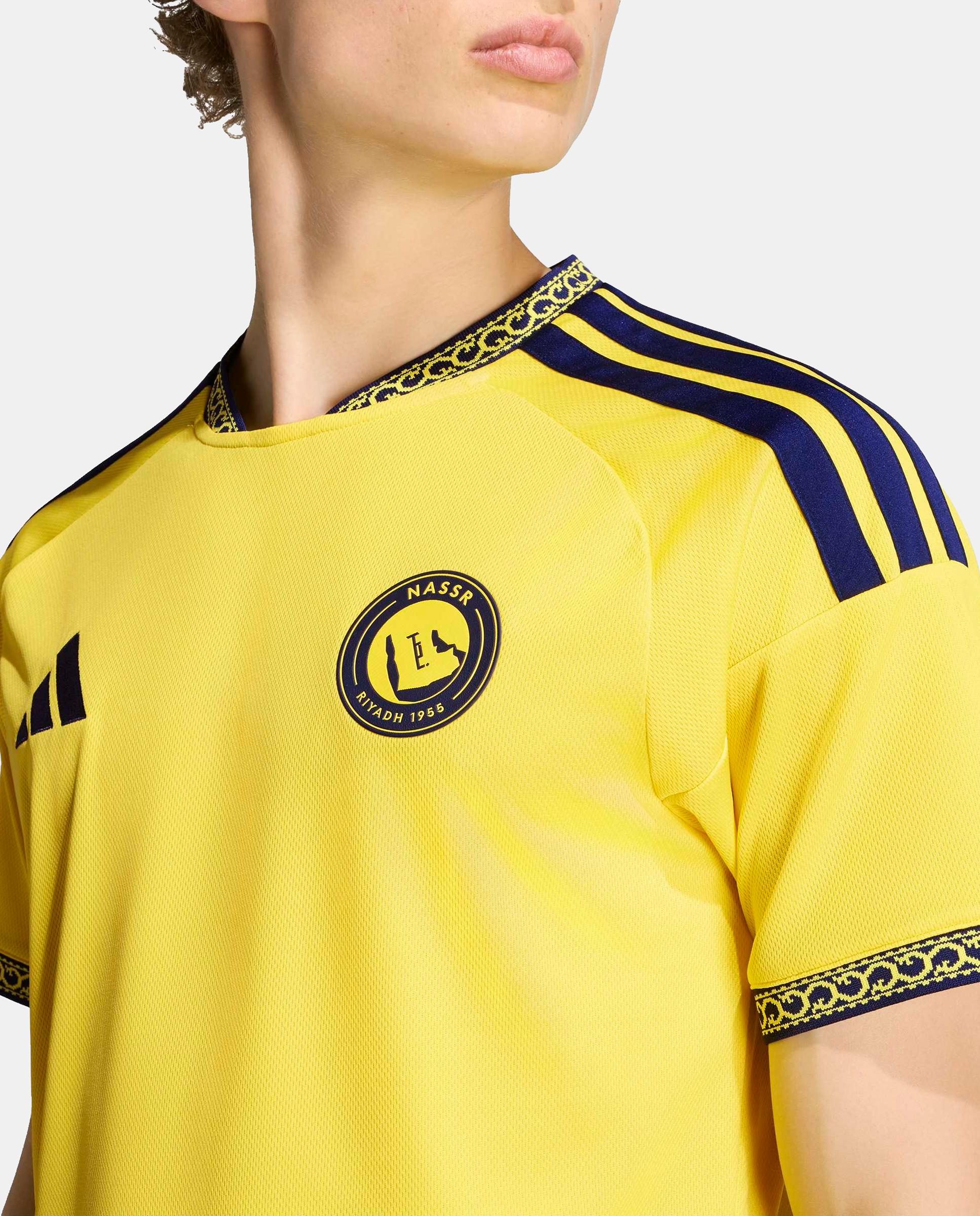 T-shirt de Homem 1.º Equipamento Al Nassr 2026-2027 Amarelo / Azul-5