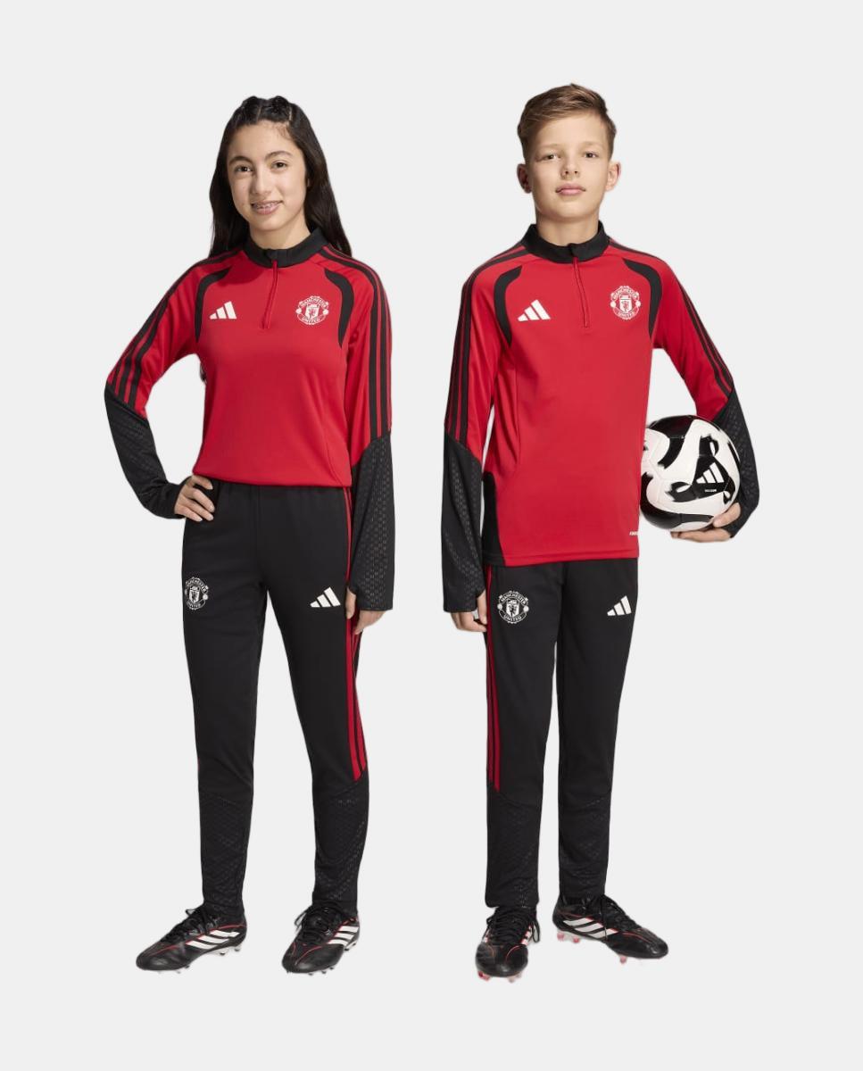 Calças de Criança Training Manchester United Fc 2026-2027 Adidas Preto-6