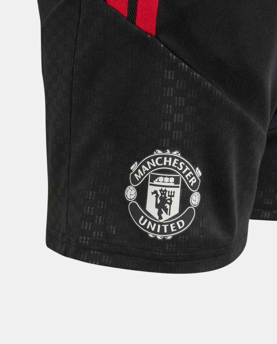 Calções de Criança Training Manchester United Fc 2026-2027 Adidas Preto-5