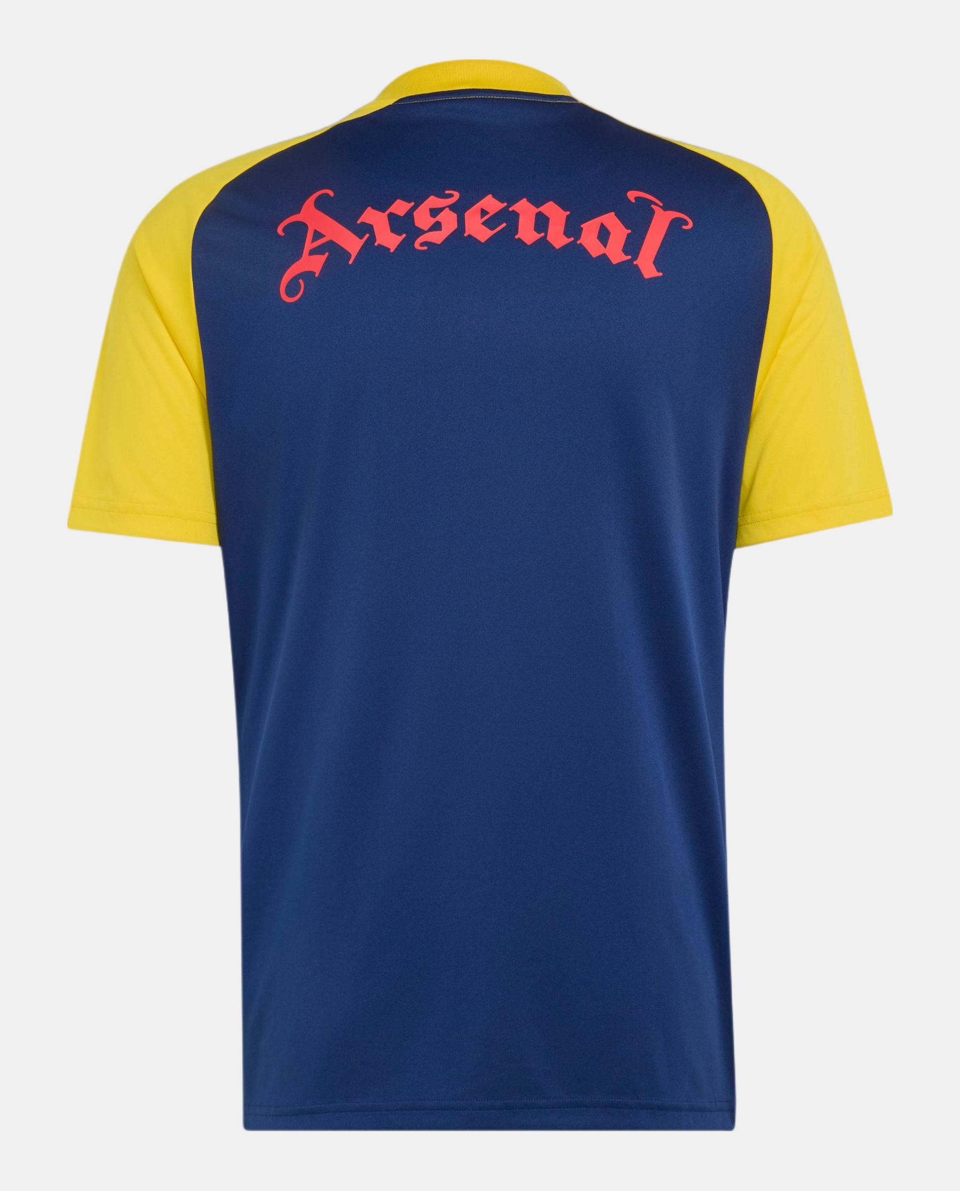 T-Shirt de Homem Prematch Arsenal Fc 2026-2027 Adidas Azul-4
