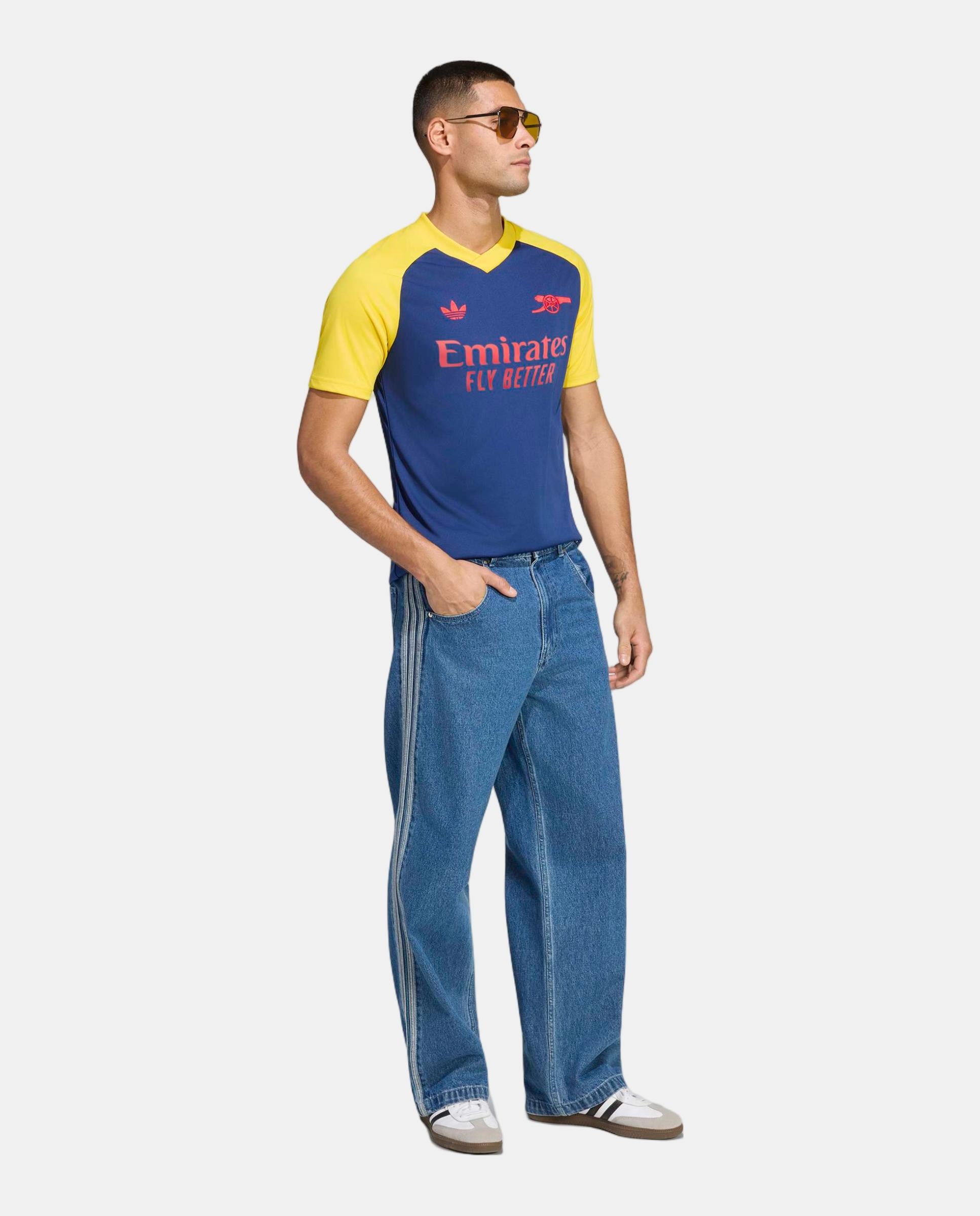 T-Shirt de Homem Prematch Arsenal Fc 2026-2027 Adidas Azul-5