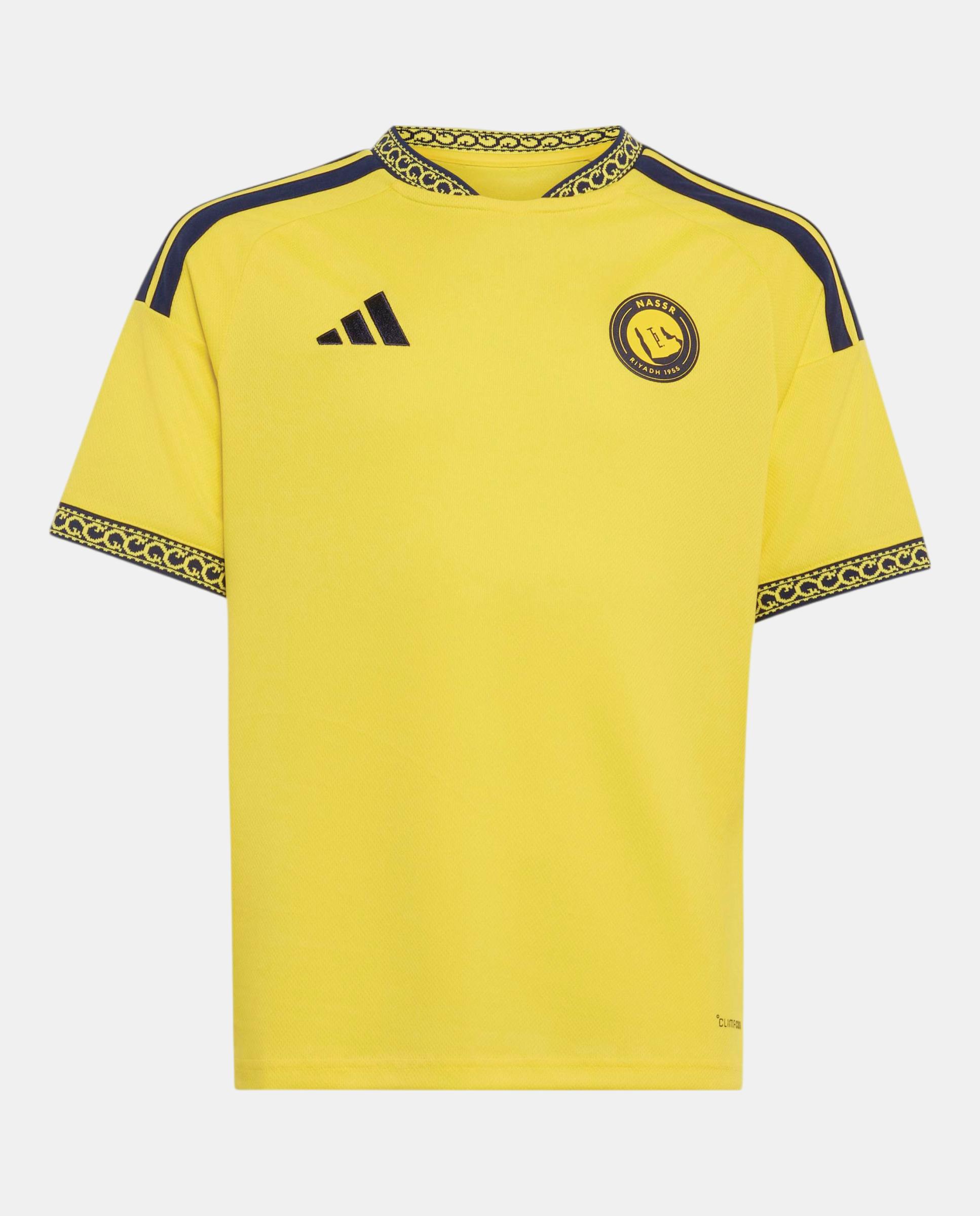 T-shirt de Criança 1.º Equipamento Al Nassr 2026-2027 Amarelo / Azul-6