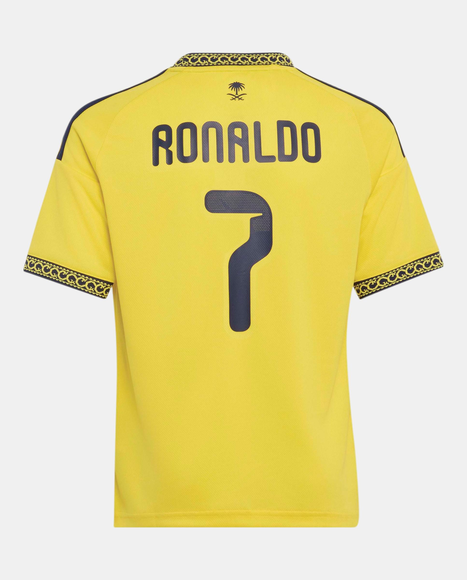 T-shirt de Criança 1.º Equipamento Al Nassr 2026-2027 Amarelo / Azul-7
