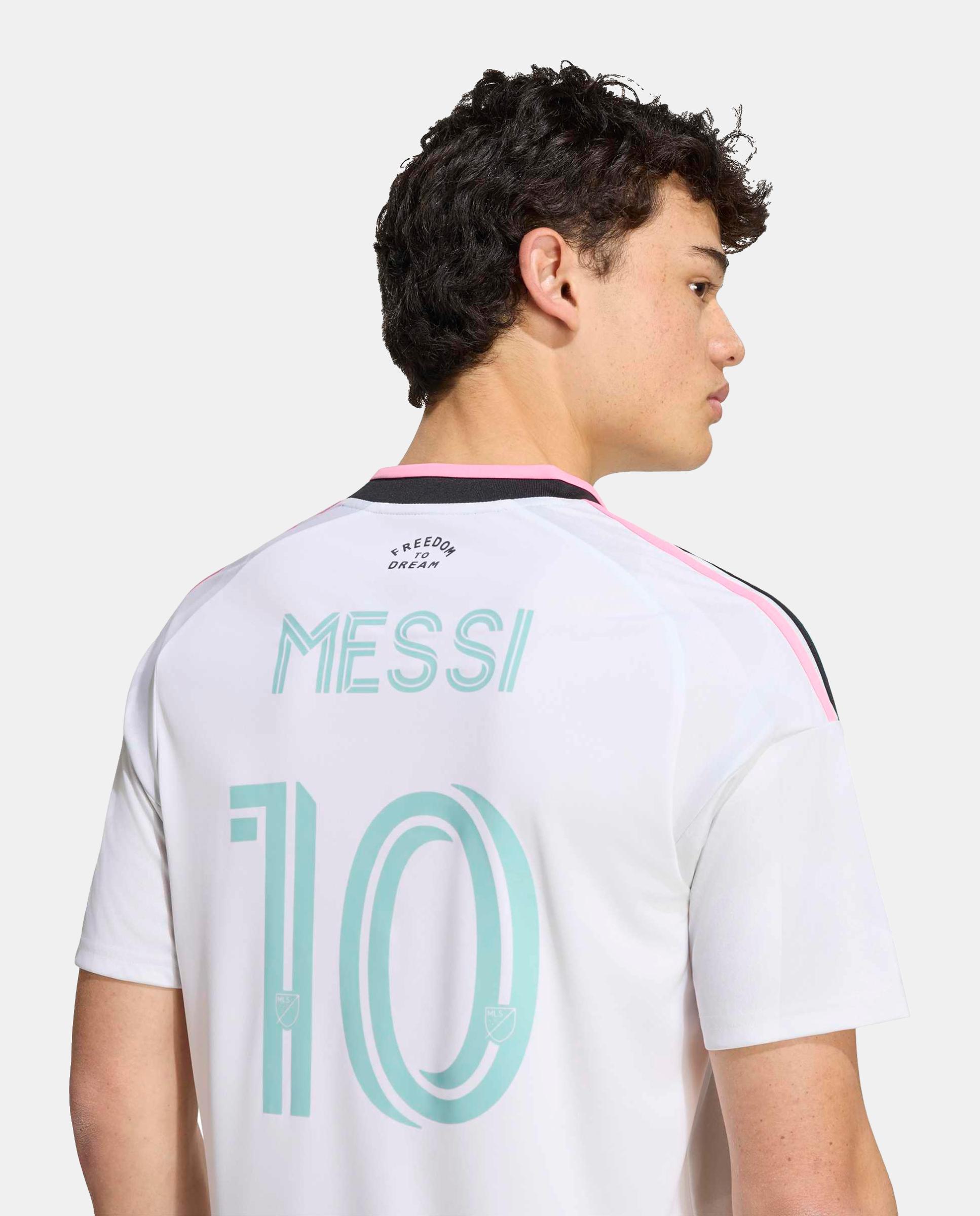 T-shirt de Homem 3.º Equipamento Inter Miami CF 2026 Messi Branco-5