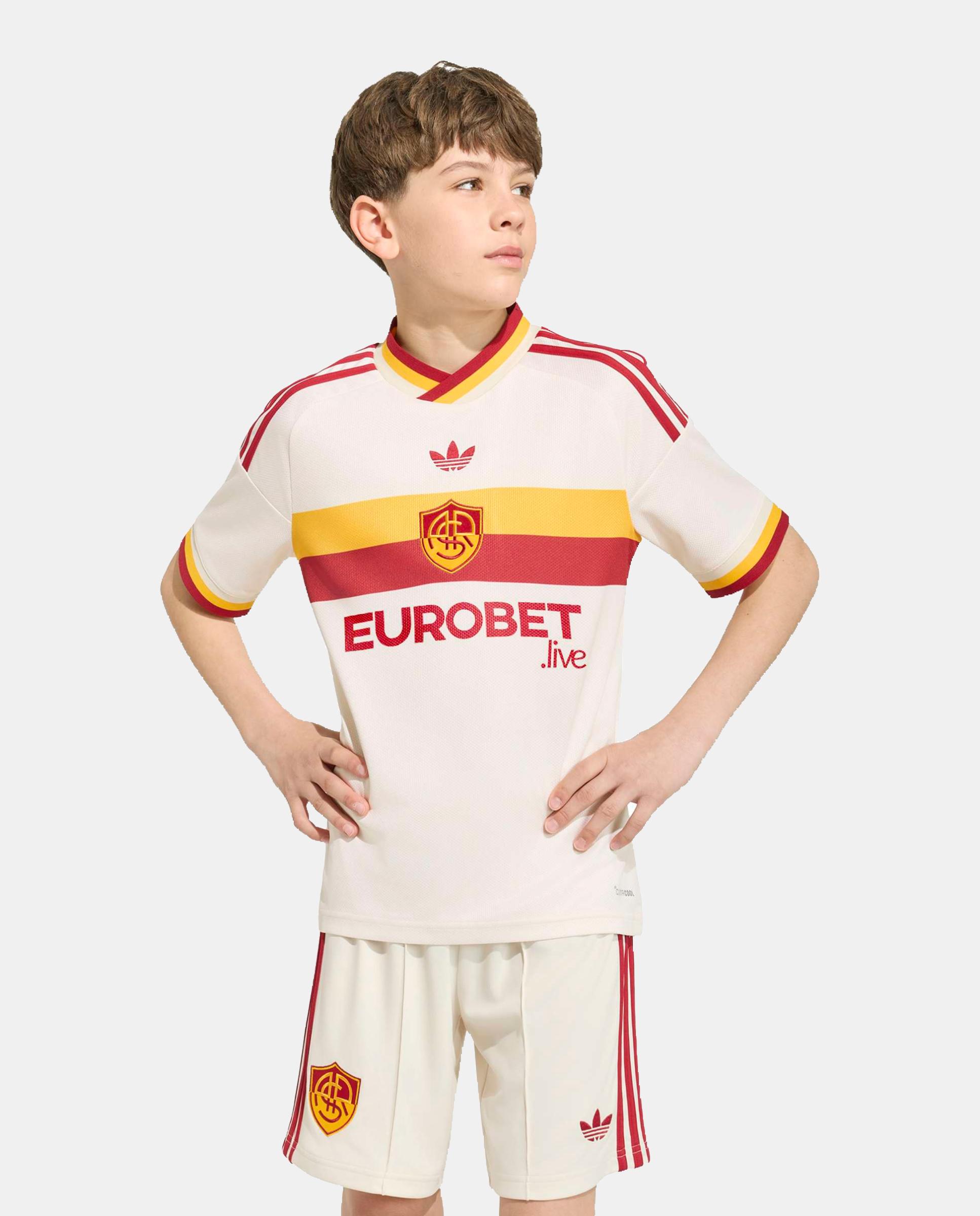 T-shirt de Criança 2.º Equipamento AS Roma 2026-2027 Preto-5