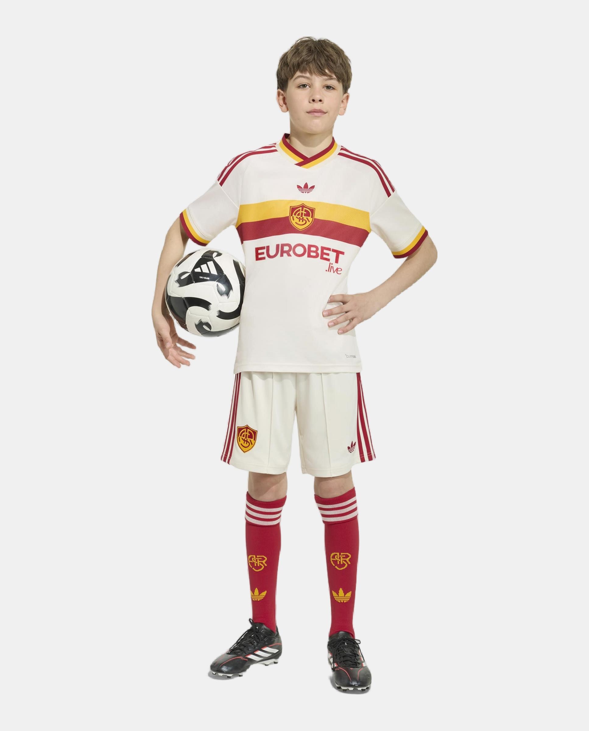 T-shirt de Criança 2.º Equipamento AS Roma 2026-2027 Preto-7
