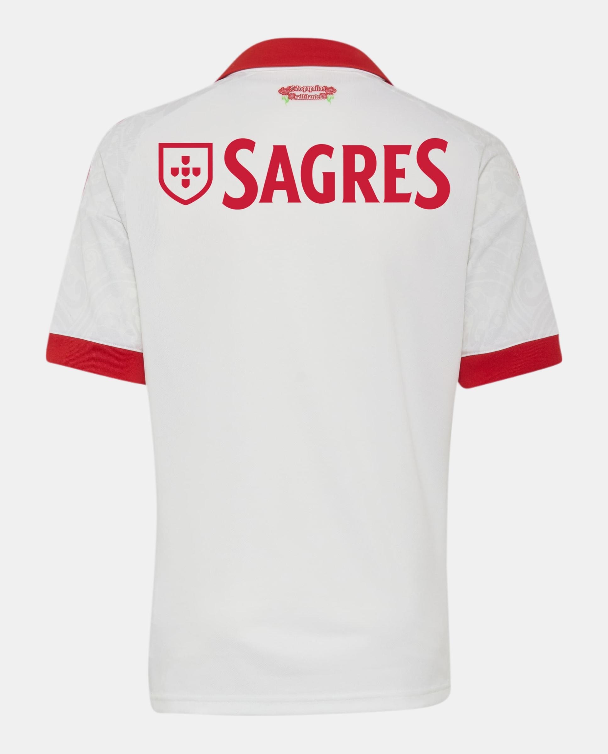 T-shirt de Menino 2.º Equipamento SL Benfica 2026/2027 Branco-2