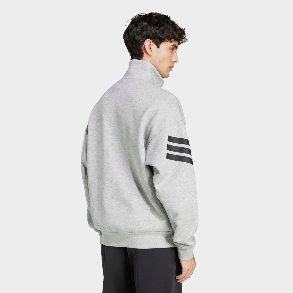 Sweatshirt de Homem Future Icons Woven 3 Faixas Cinzento-2