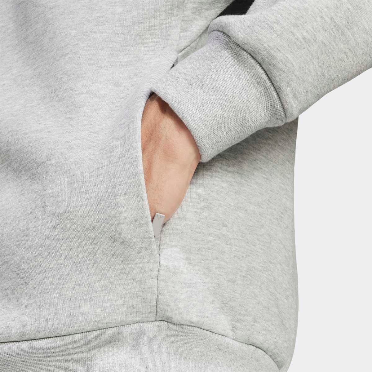 Sweatshirt de Homem Future Icons Woven 3 Faixas Cinzento-5