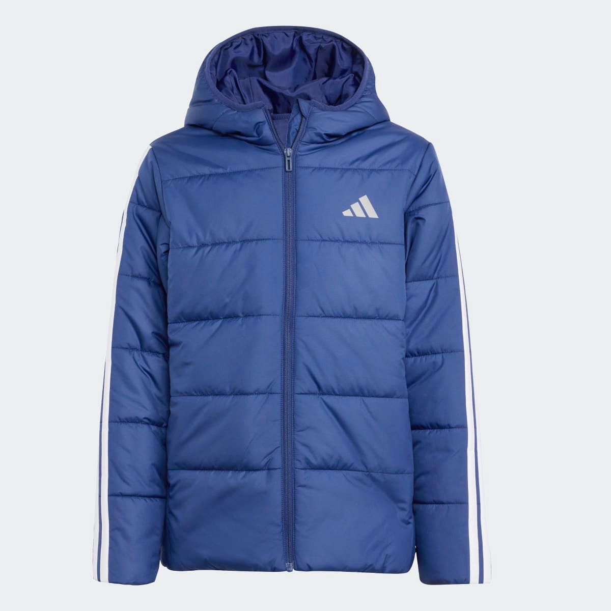 Casaco de criança Essentials 3 faixas adidas Azul-8