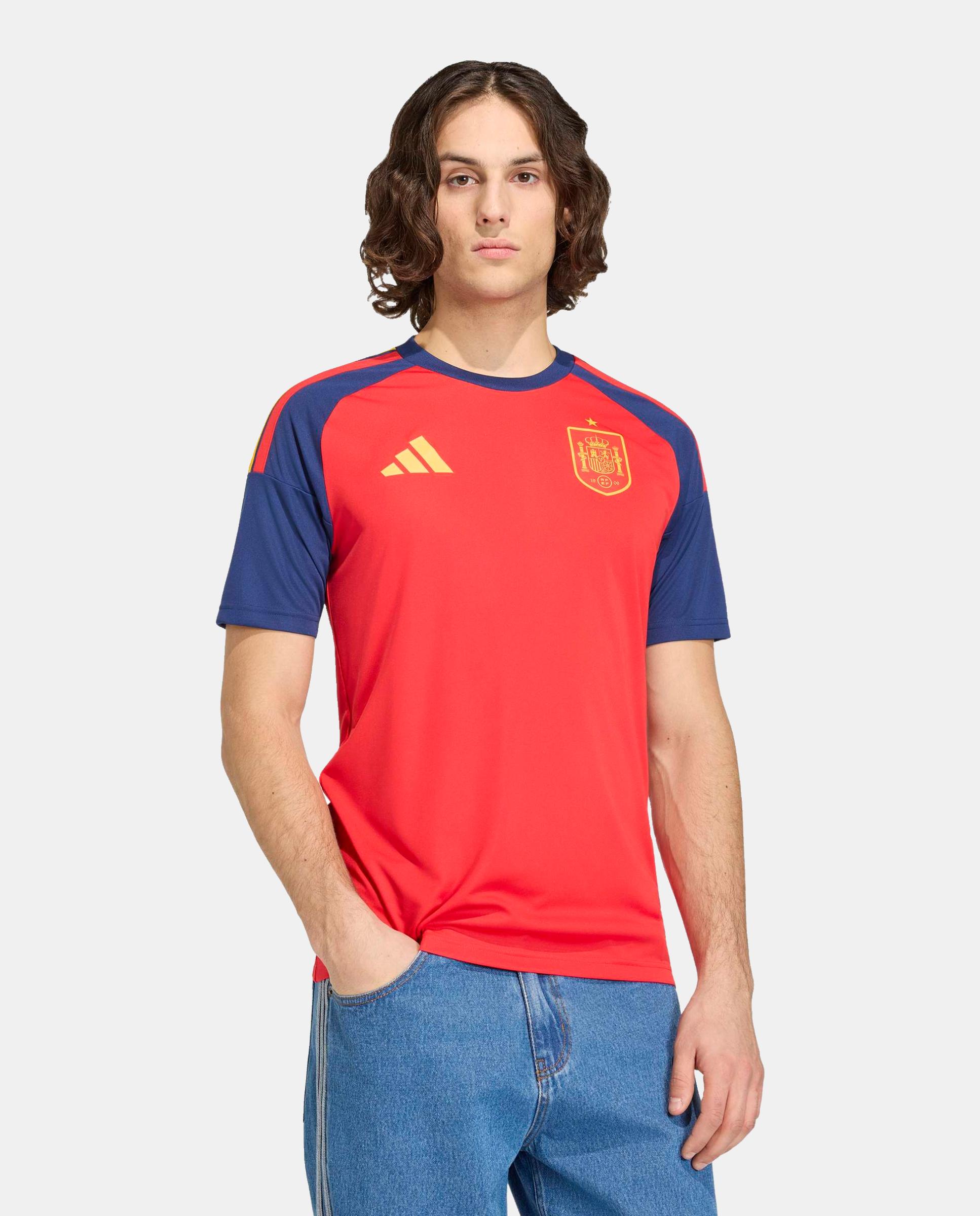Imagem 0 de T-shirt de Homem 1.º Equipamento Fan Espanha Mundial 2026 