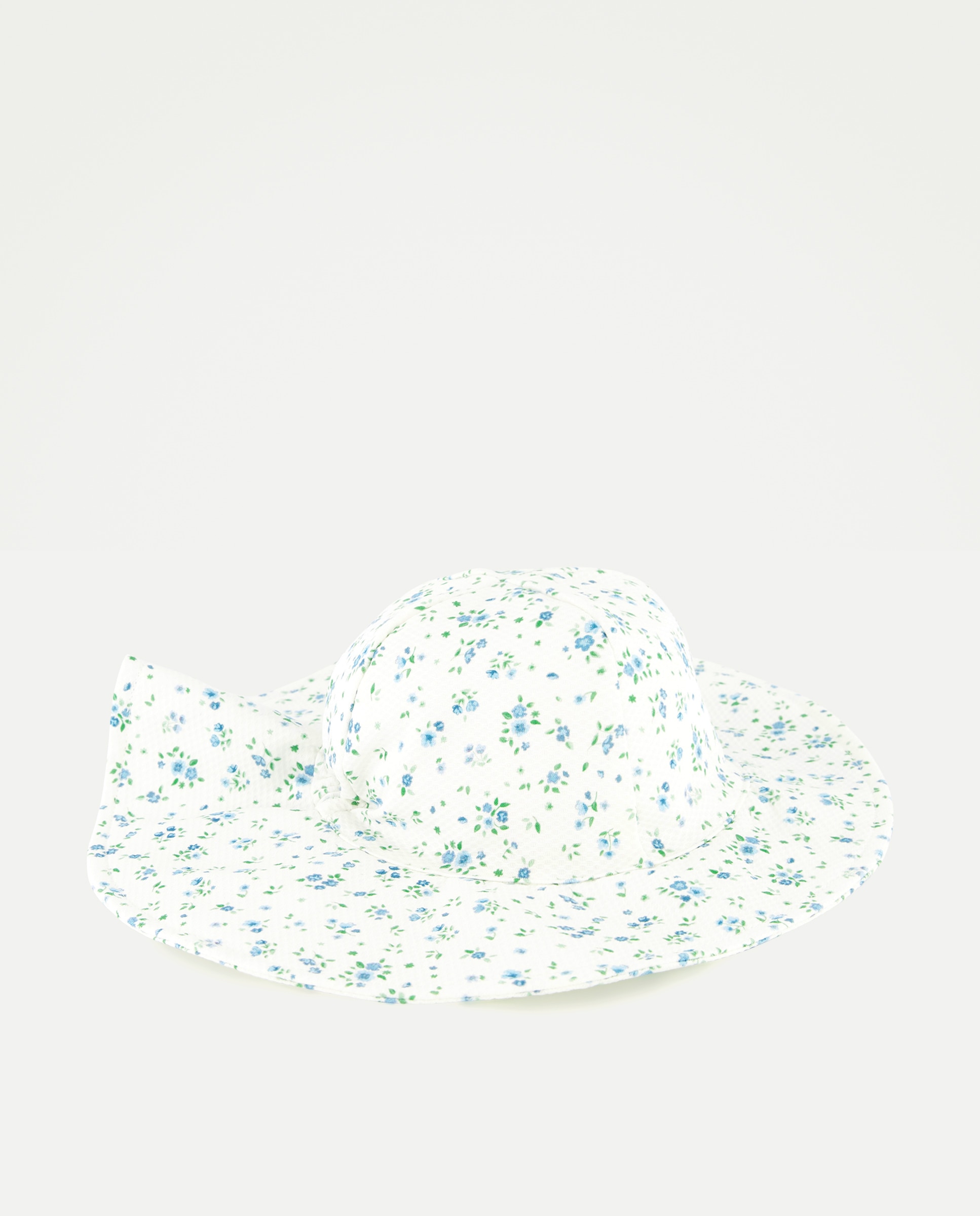 Imagen 0 de Gorro piqué ala ancha fantasía de bebé Azul