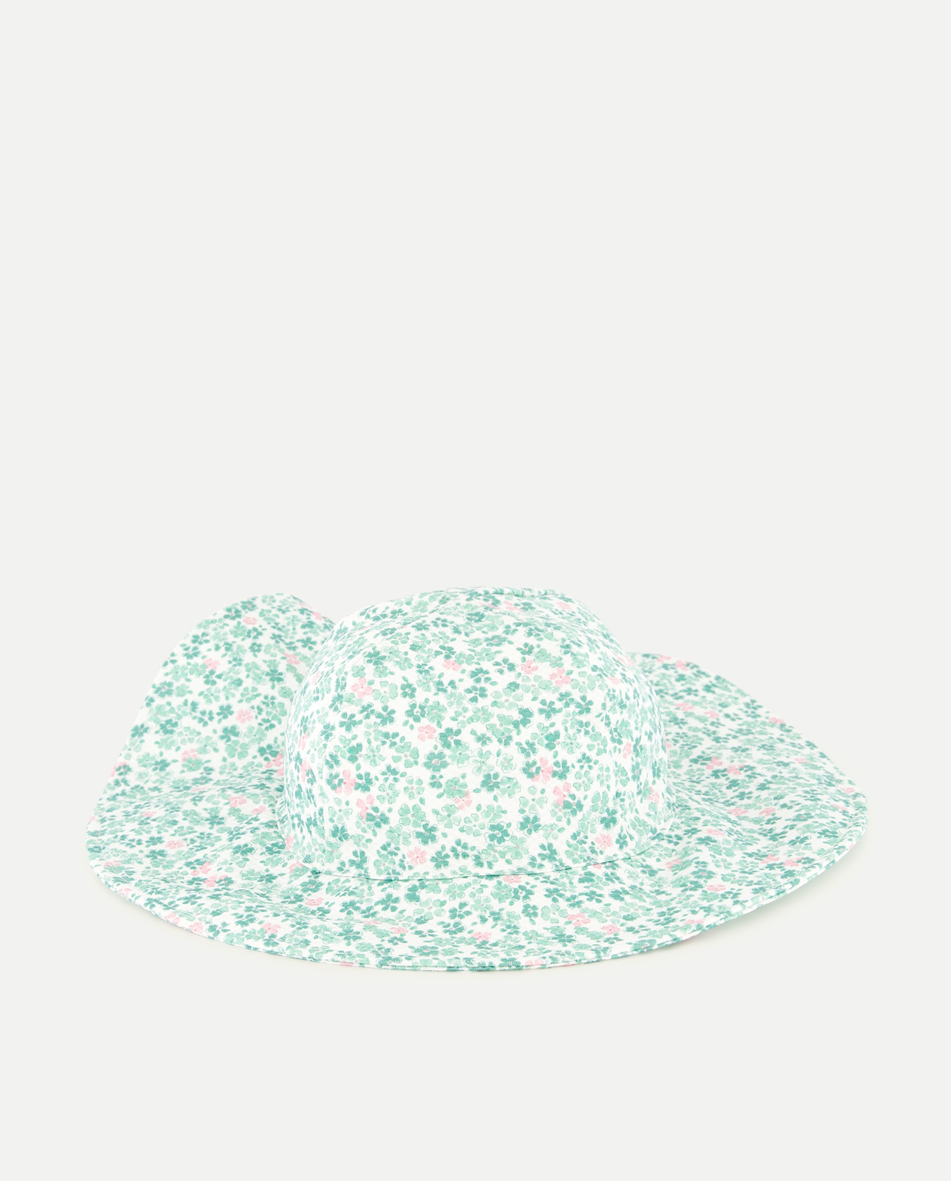 Imagen 0 de Gorro piqué ala ancha fantasía de bebé Verde