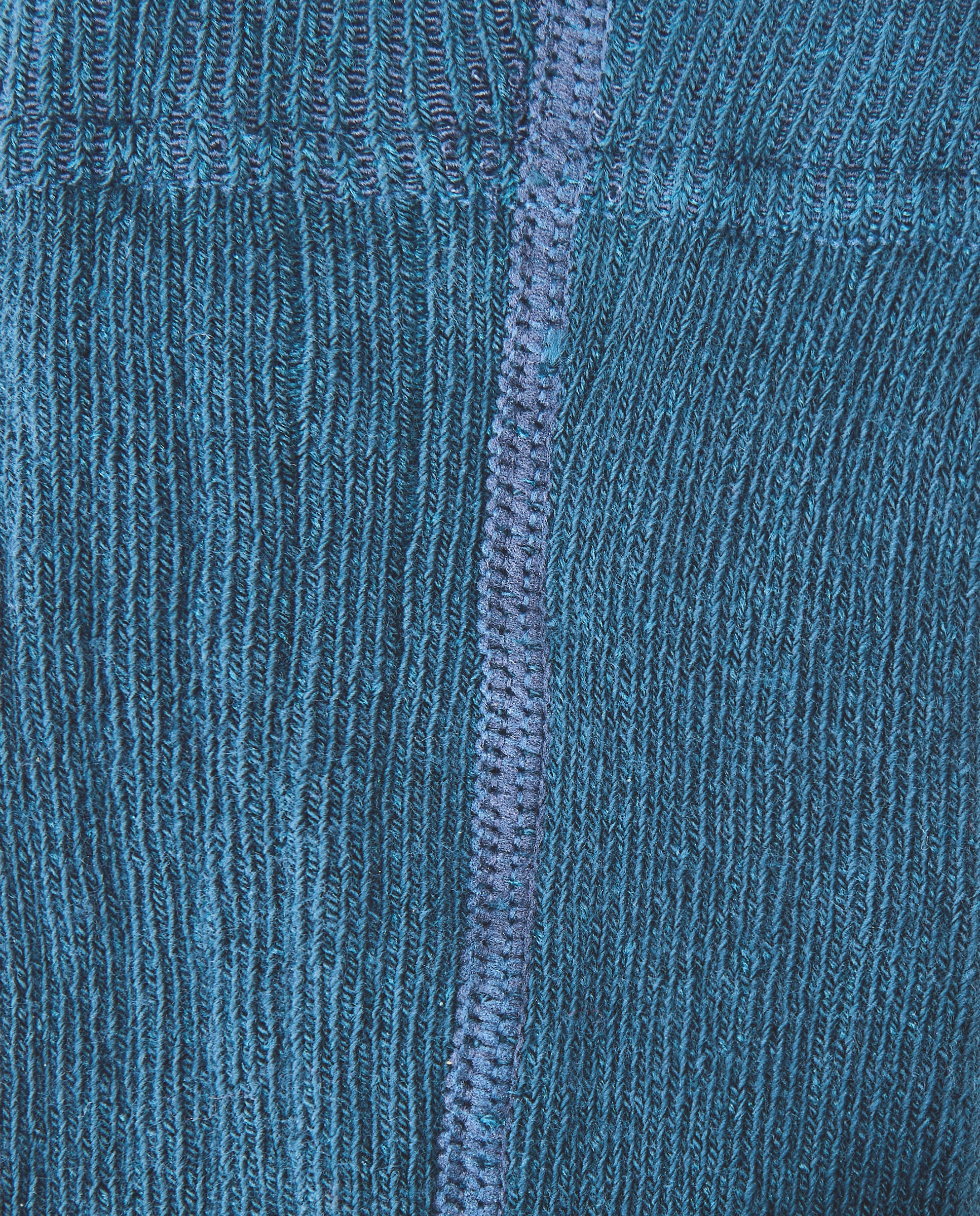 Collants Canelados Lisos de Bebé Azul-escuro-2