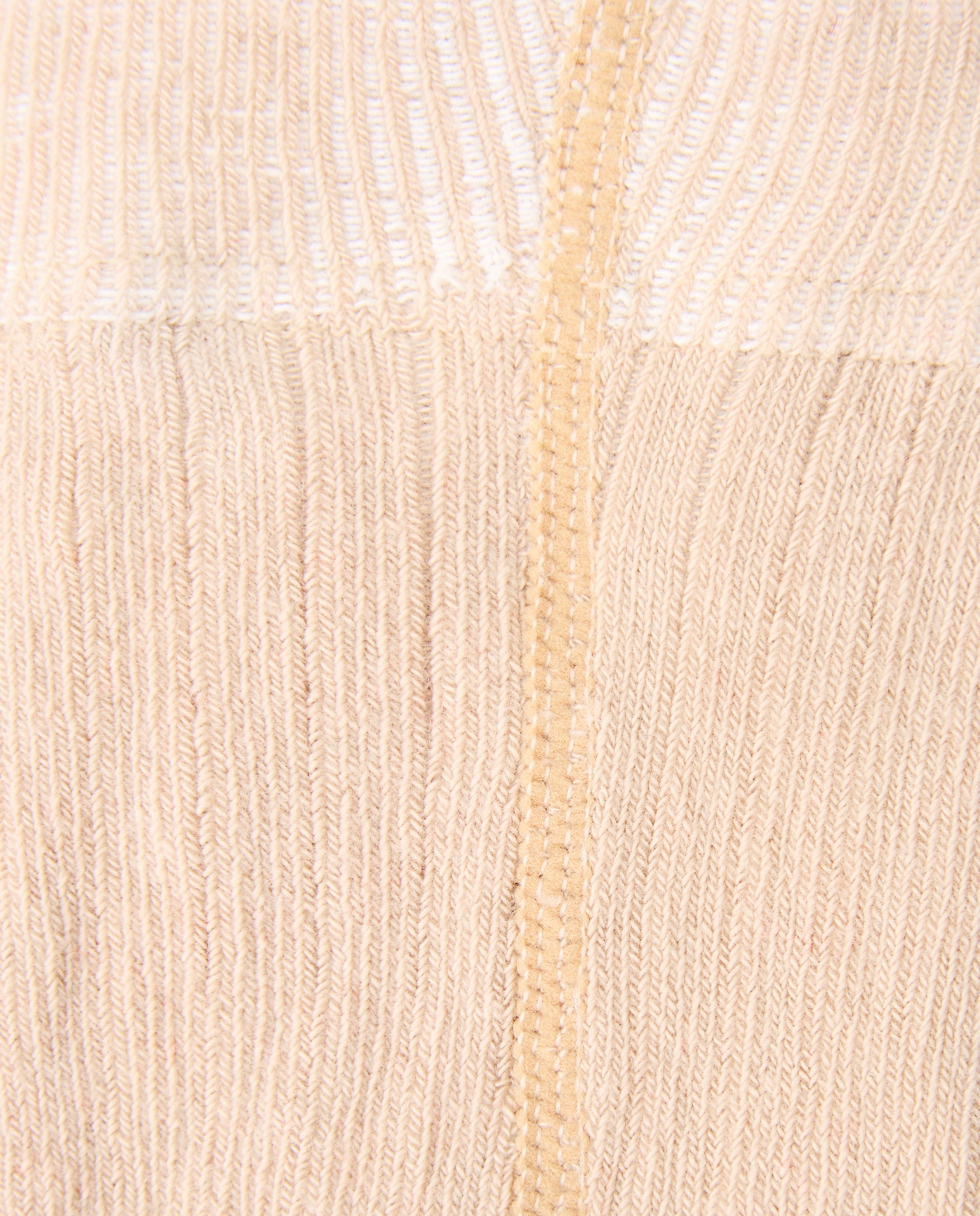 Collants Canelados Lisos de Bebé Vison Claro-2