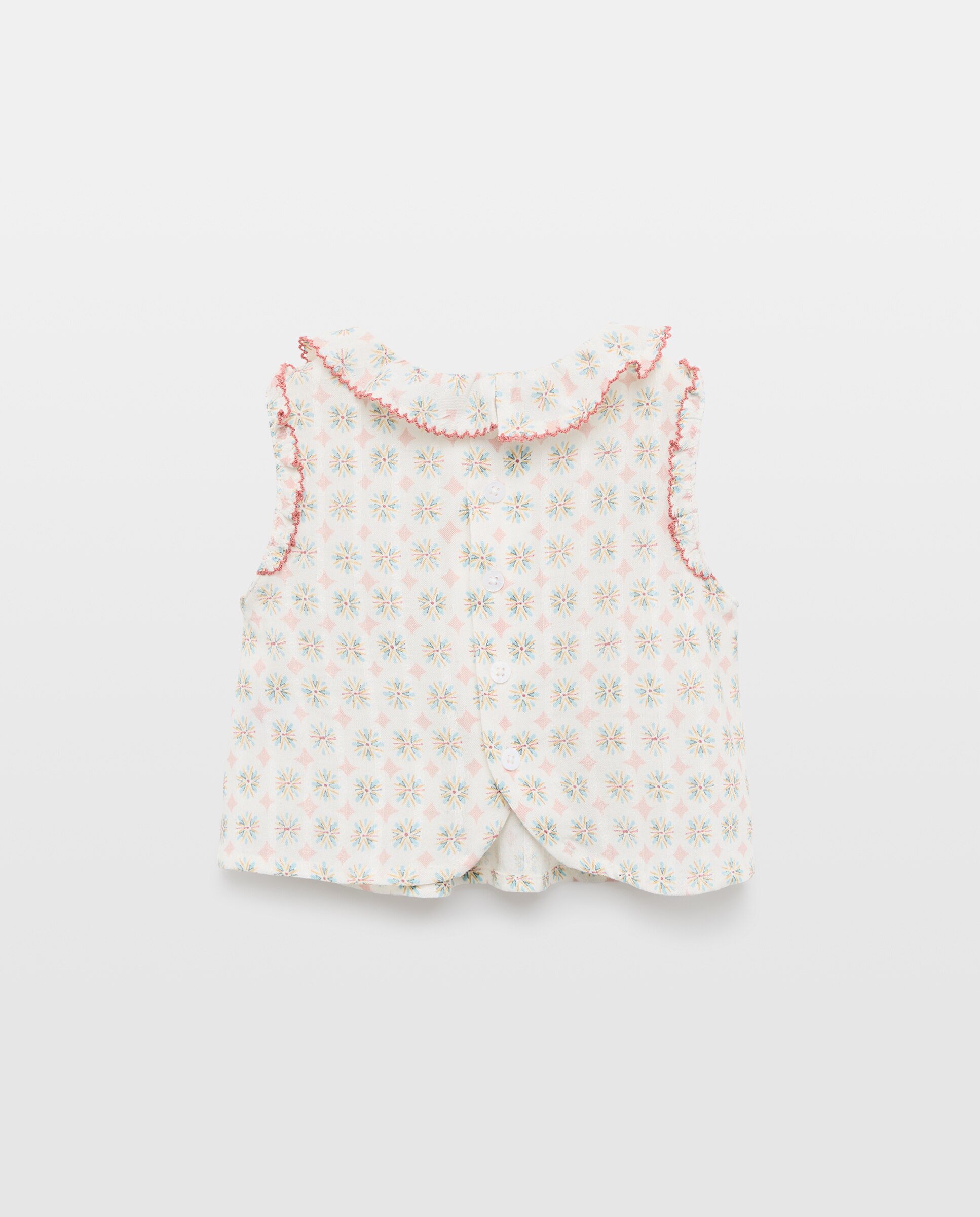 Blusa de Bebé com Manga Curta Coconut El Corte Inglés Rosa-2