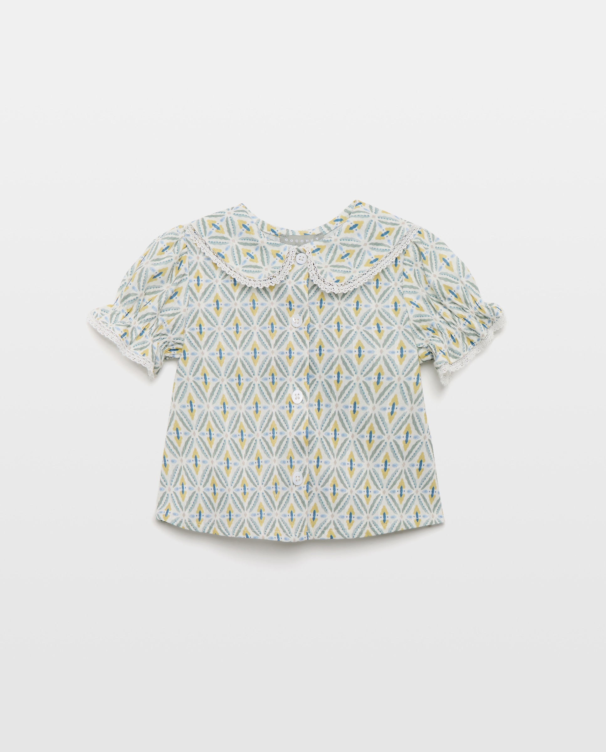 Blusa manga corta cuello bebé estampada de bebé - Coconut El Corte Inglés - Amarillo Amarillo-1